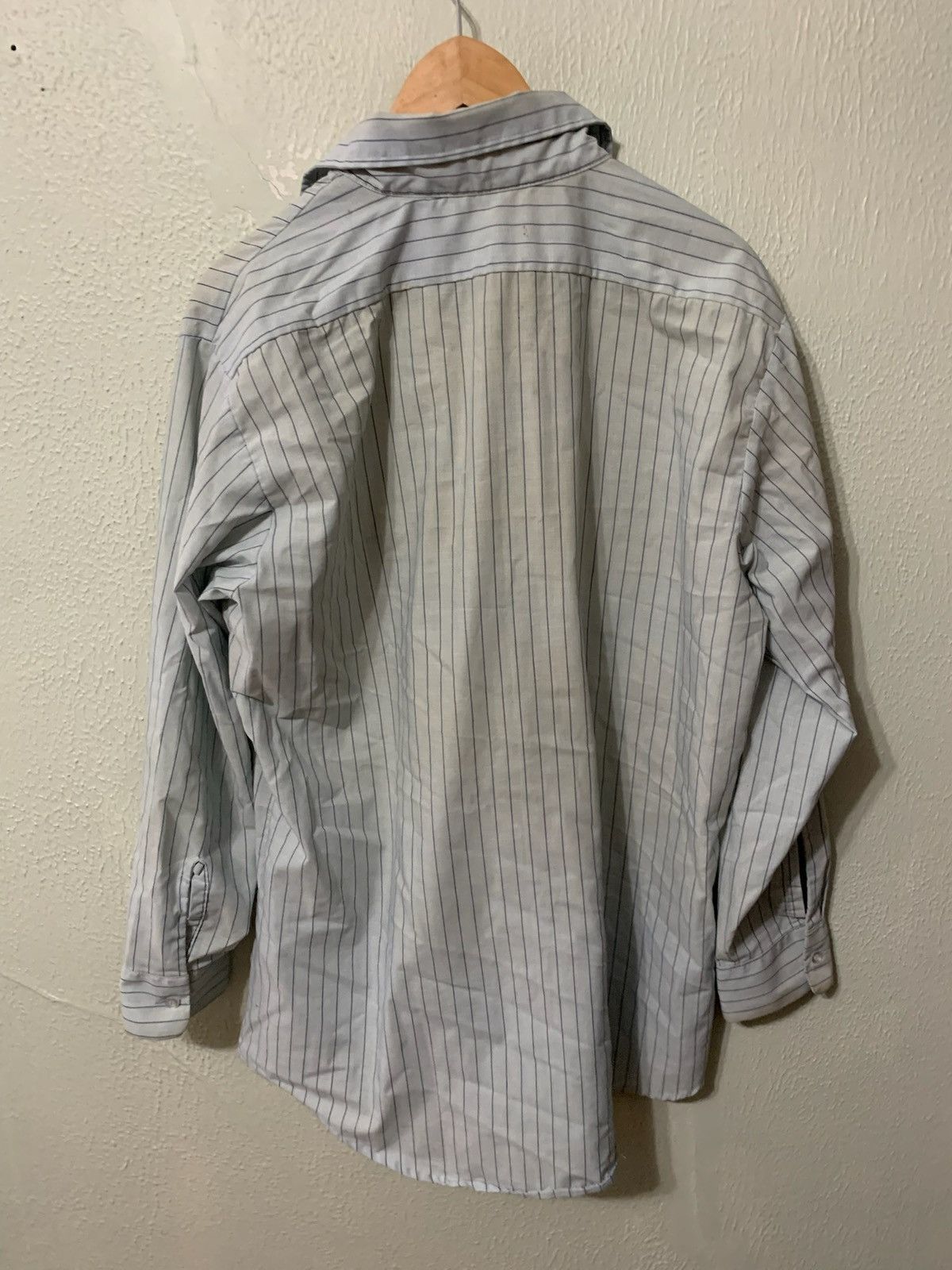 Vintage Vintage Unitog Striped Work Shirt Size US XL / EU 56 / 4 - 1 Thumbnail