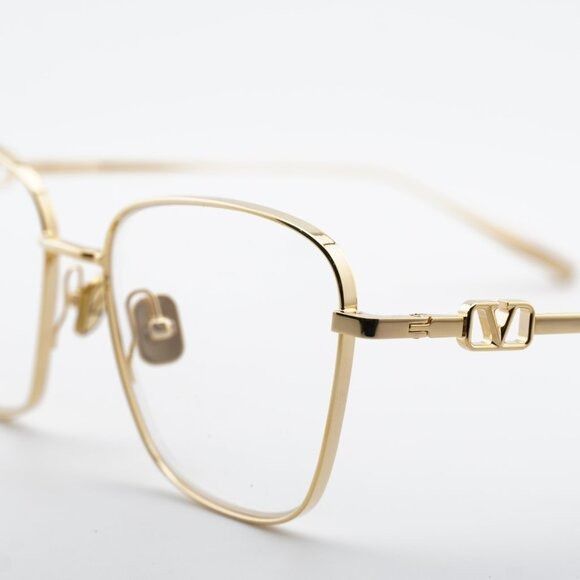 Valentino Valentino V-LOGO SIGN II VLX-167A Eyeglasses Gold 55mm Size ONE SIZE - 8 Thumbnail