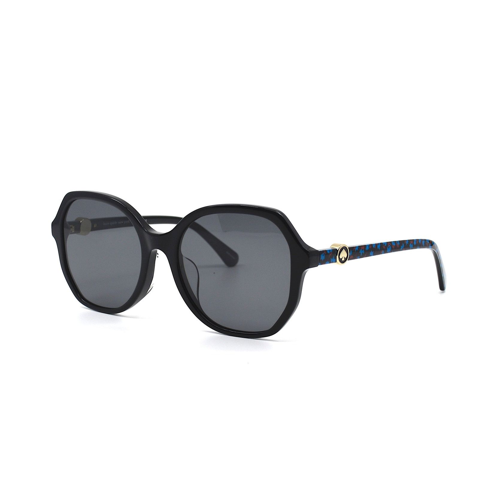 Kate Spade KATE SPADE LOURDES/F/S 3H2 BLACK GREY POLARIZED SUNGLASSES Size ONE SIZE - 3 Thumbnail