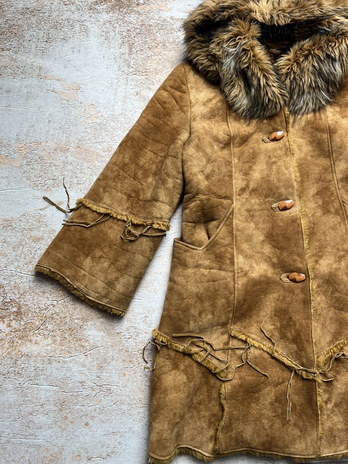 Vintage Vintage 90s super warm faux fur coat Size S / US 4 / IT 40 - 2 Thumbnail