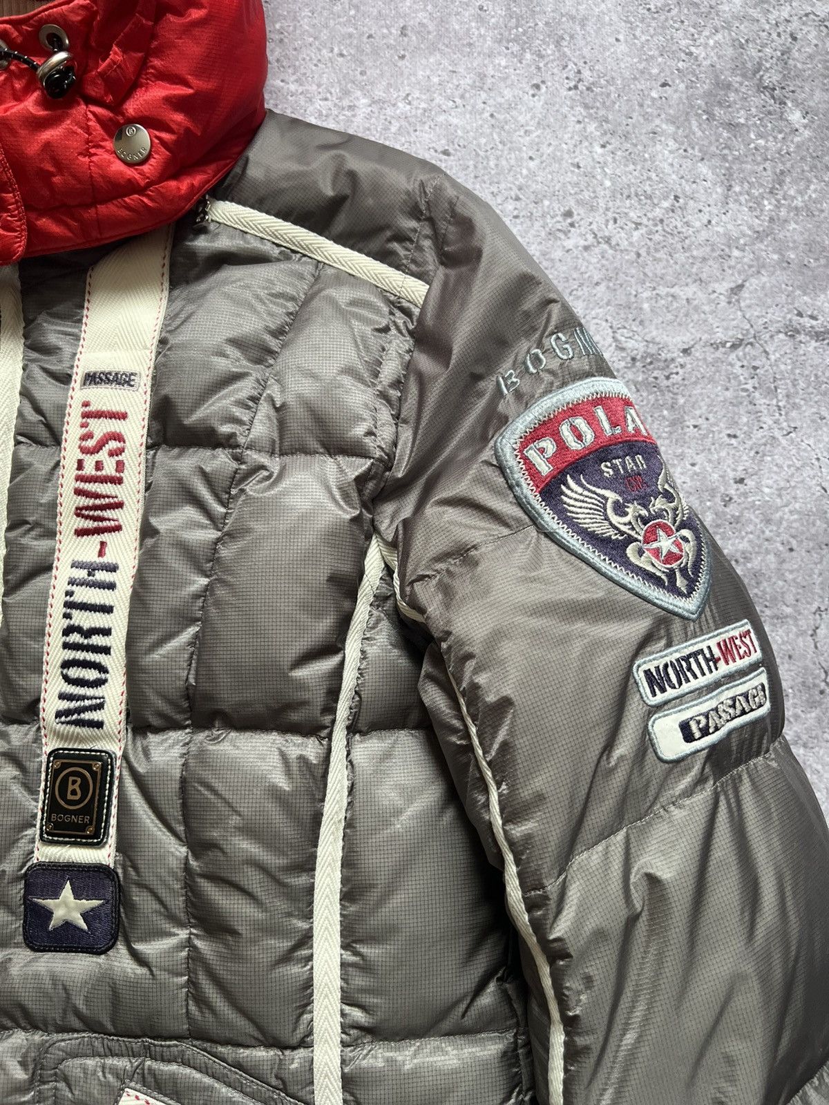 Bogner Bogner Expedition Silver Ski Puffer Jacket Size L / US 10 / IT 46 - 8 Thumbnail