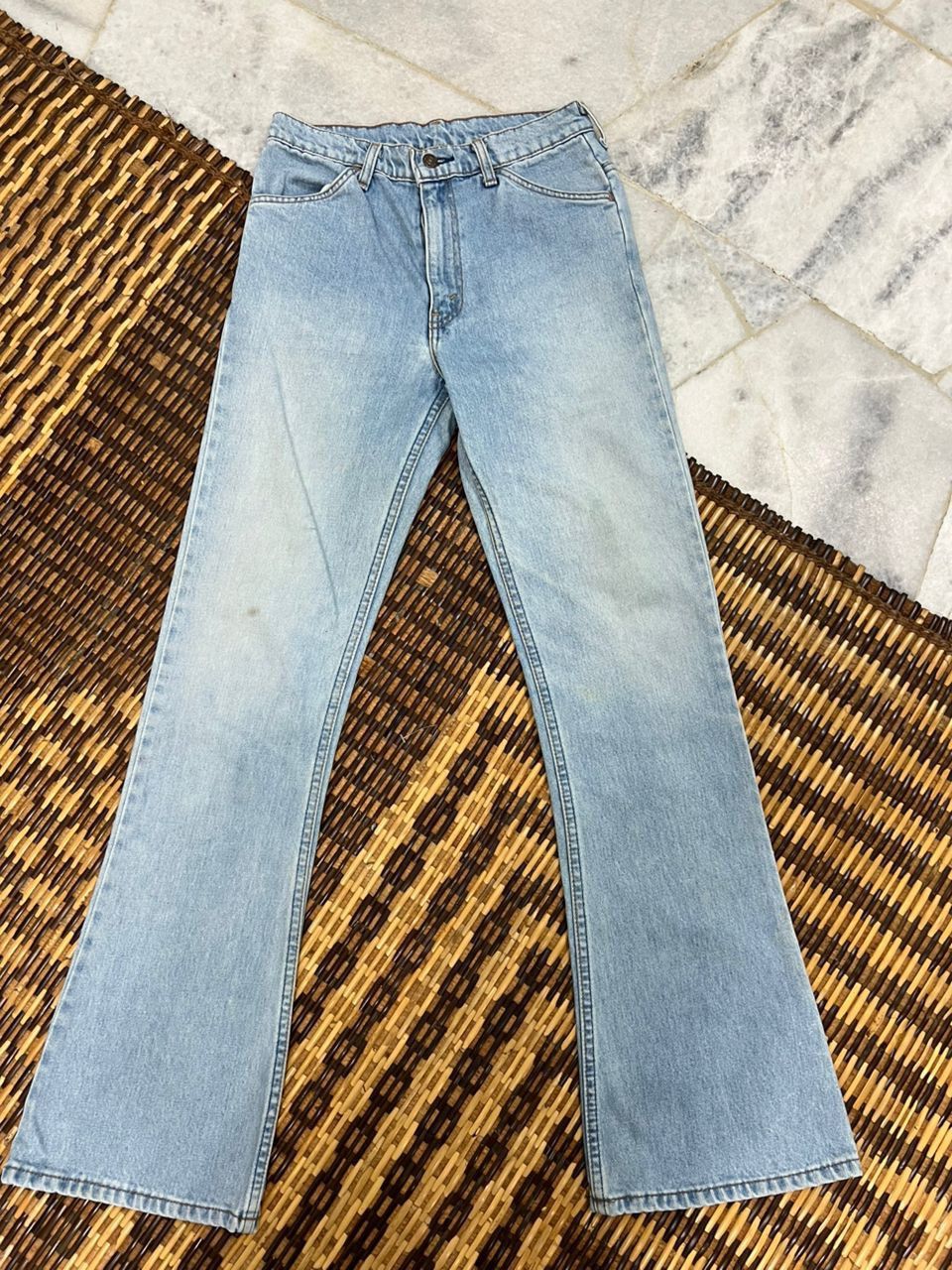 Vintage Levis 646 bell bottom light Blue