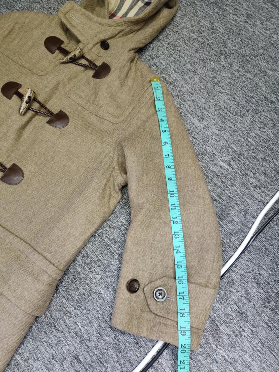 Burberry Burberry London Nova Check Wool Duffle Coat Jacket Size US S / EU 44-46 / 1 - 18 Thumbnail