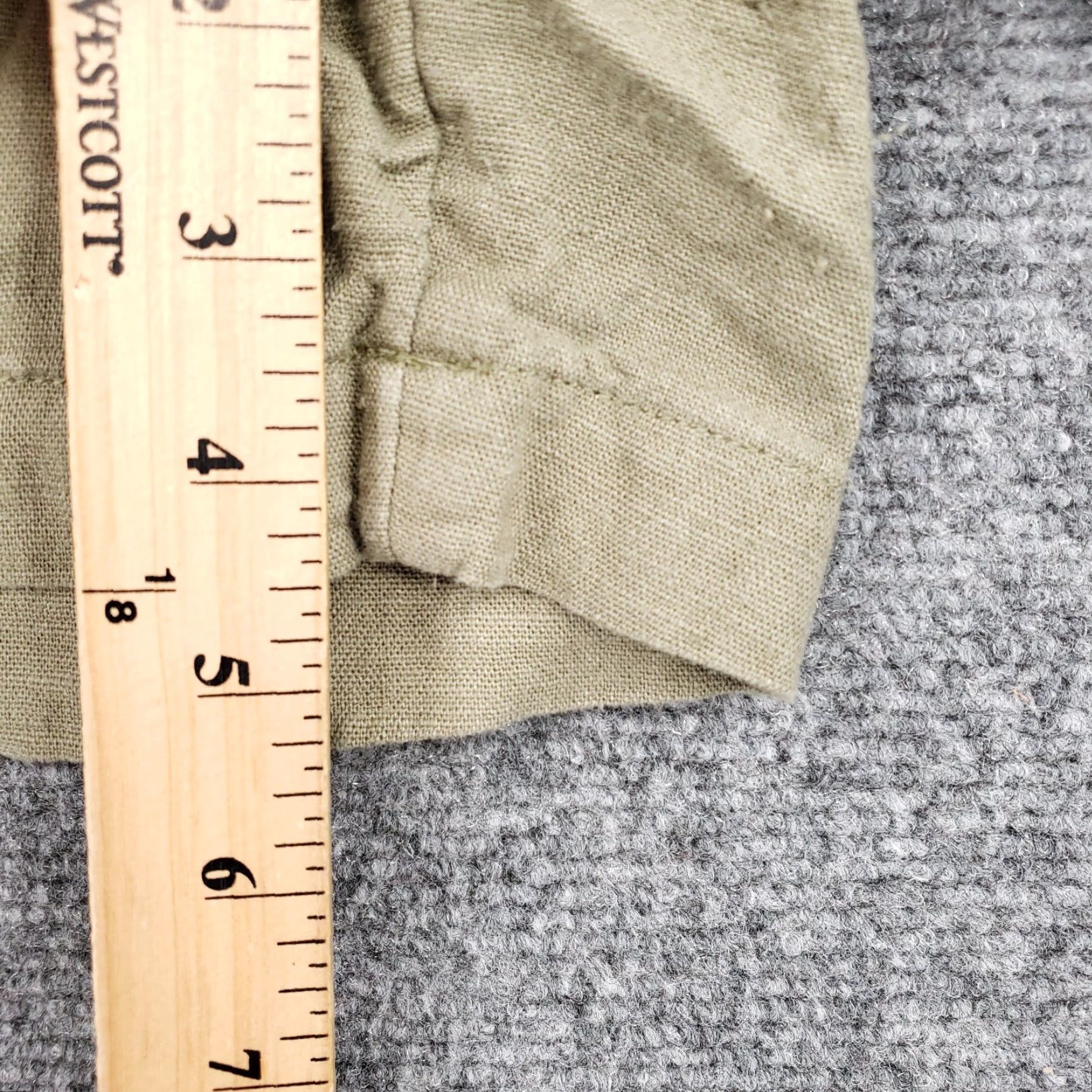 Nautica Nautica Shorts Womens 2XL Green Linen Drawstring Pull On Utility Shorts Size 40" / US 18 - 5 Thumbnail
