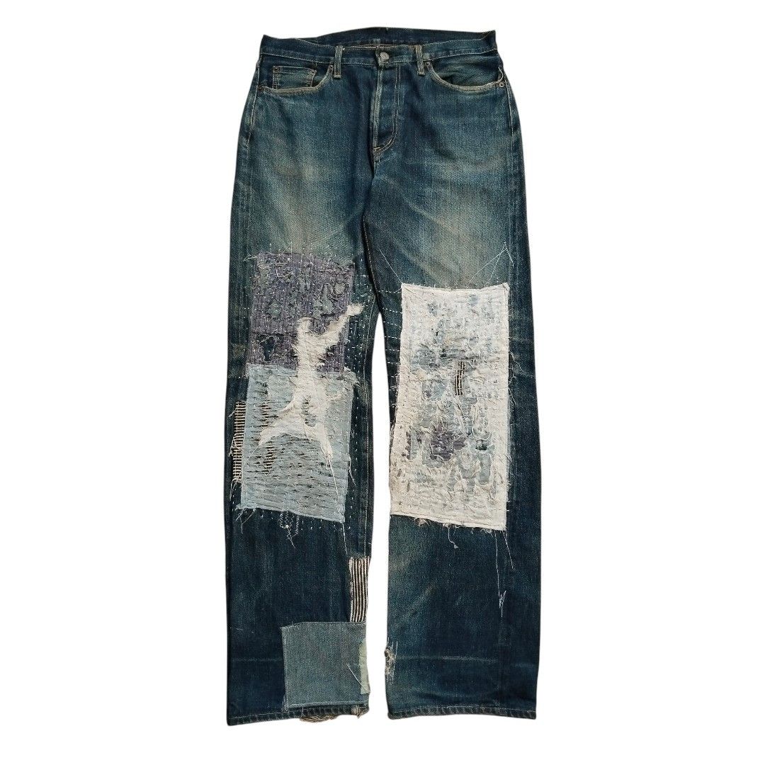Kapital Spellbound boro patch work selvedge denim Size US 34 / EU 50 - 1 Thumbnail
