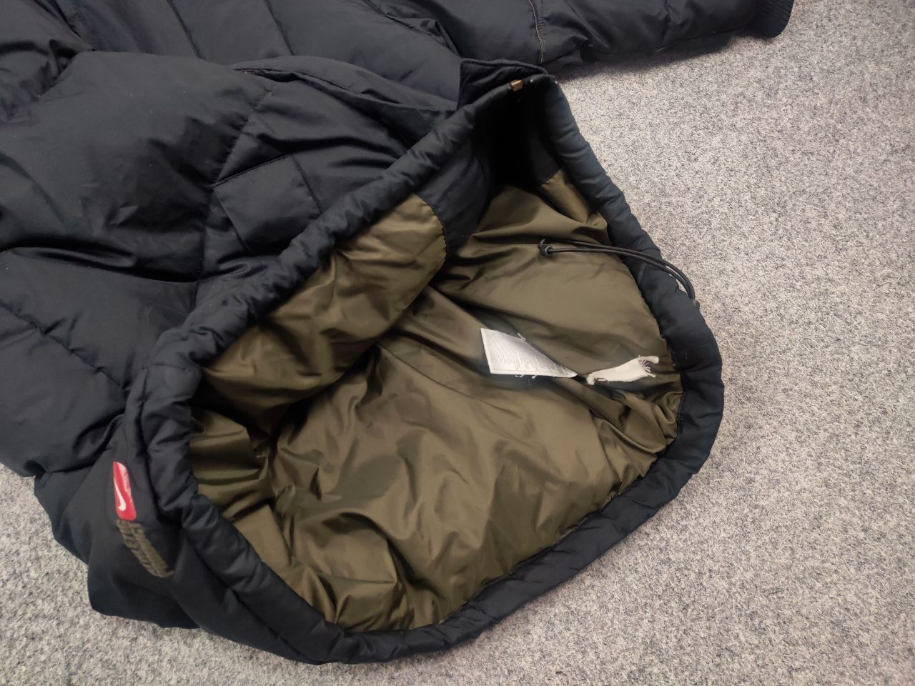 Nike 🔥 Vintage 90s Nike Logo Black puffy quilted Down Jacket Y2K Size US S / EU 44-46 / 1 - 15 Thumbnail