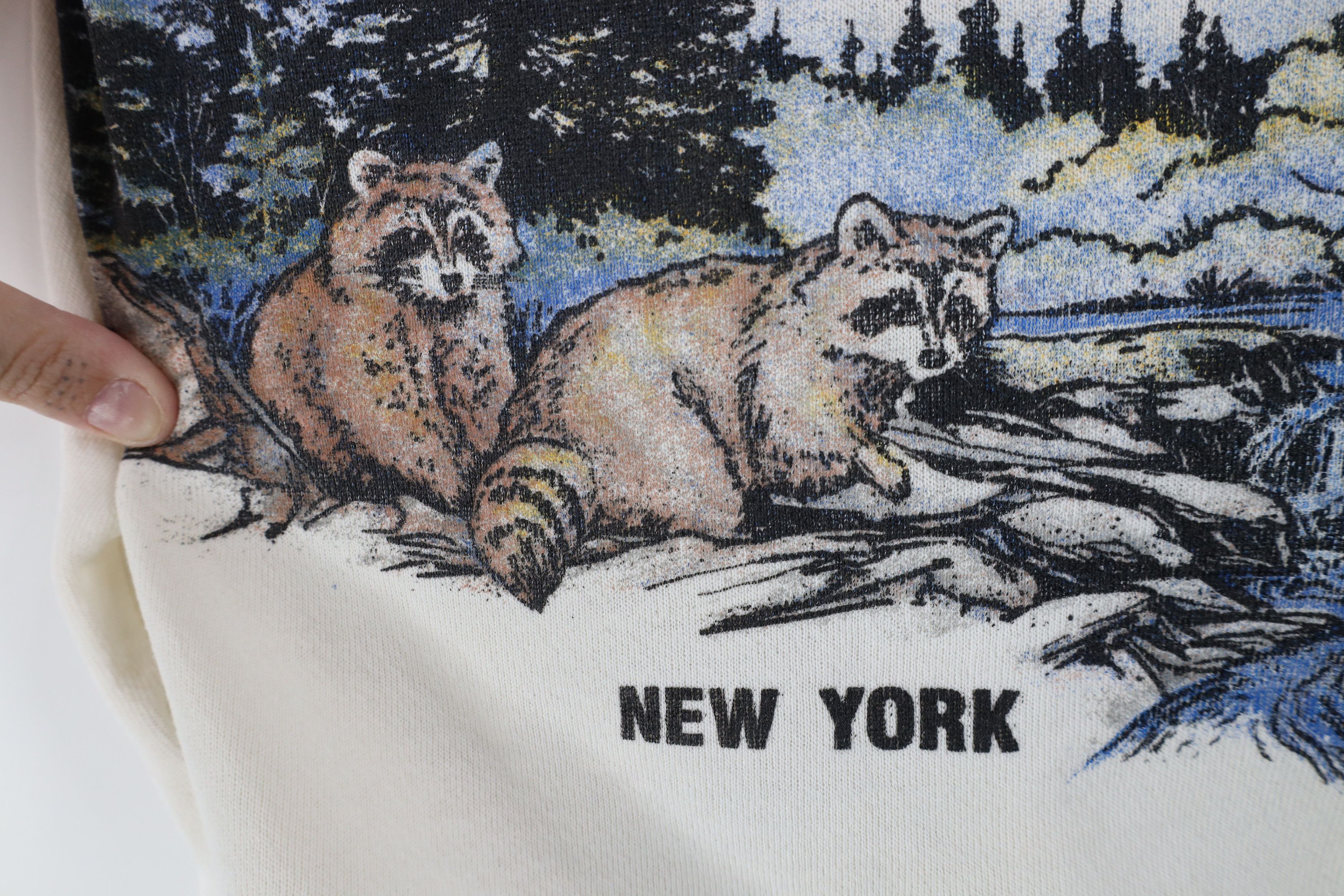 Vintage Vintage 90s Streetwear All Over Print Sweatshirt USA Size US L / EU 52-54 / 3 - 5 Thumbnail