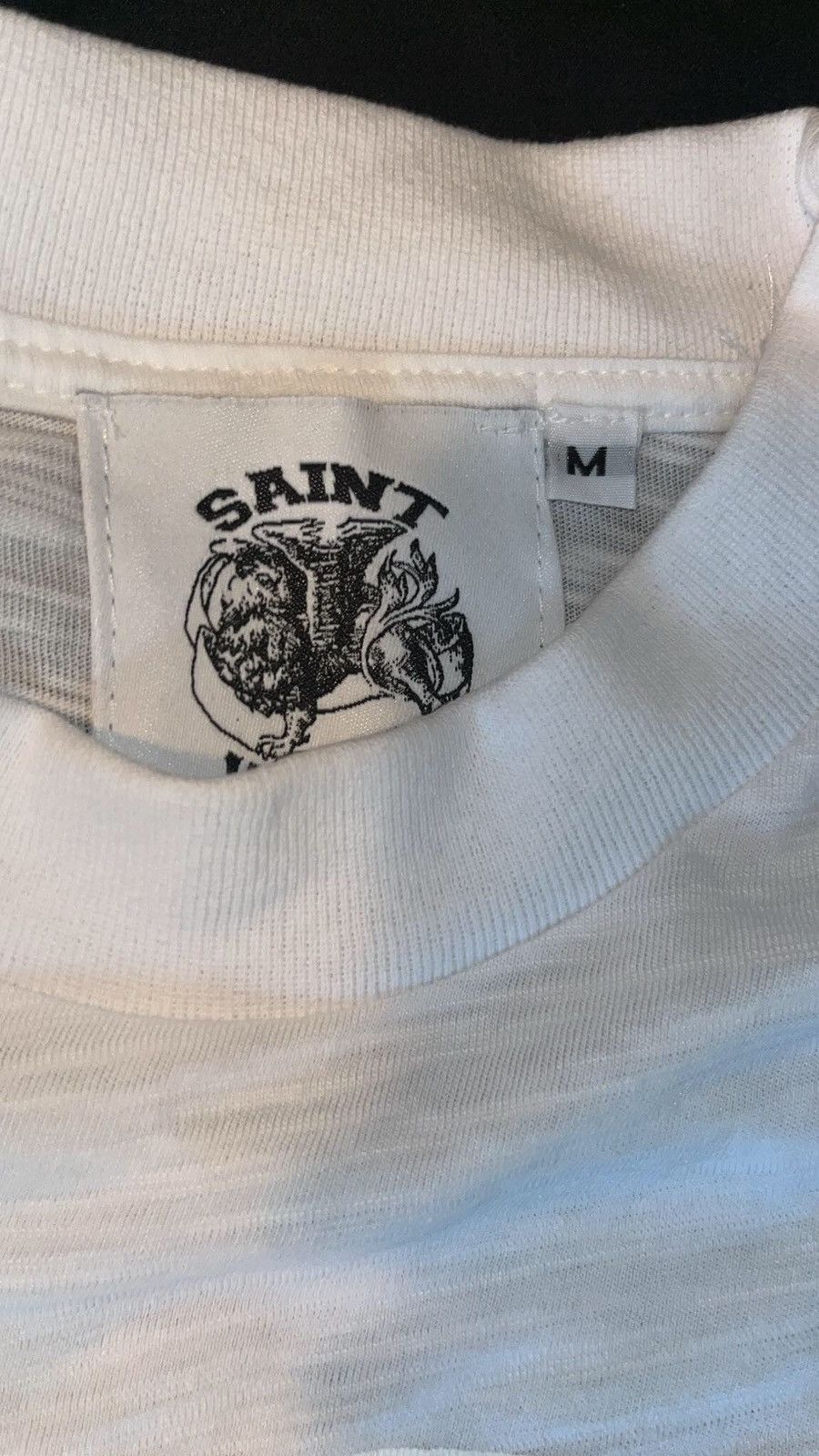 Saint Vanity Saint vanity griffin white out t shirt SIZE SMALL Size US M / EU 48-50 / 2 - 2 Thumbnail
