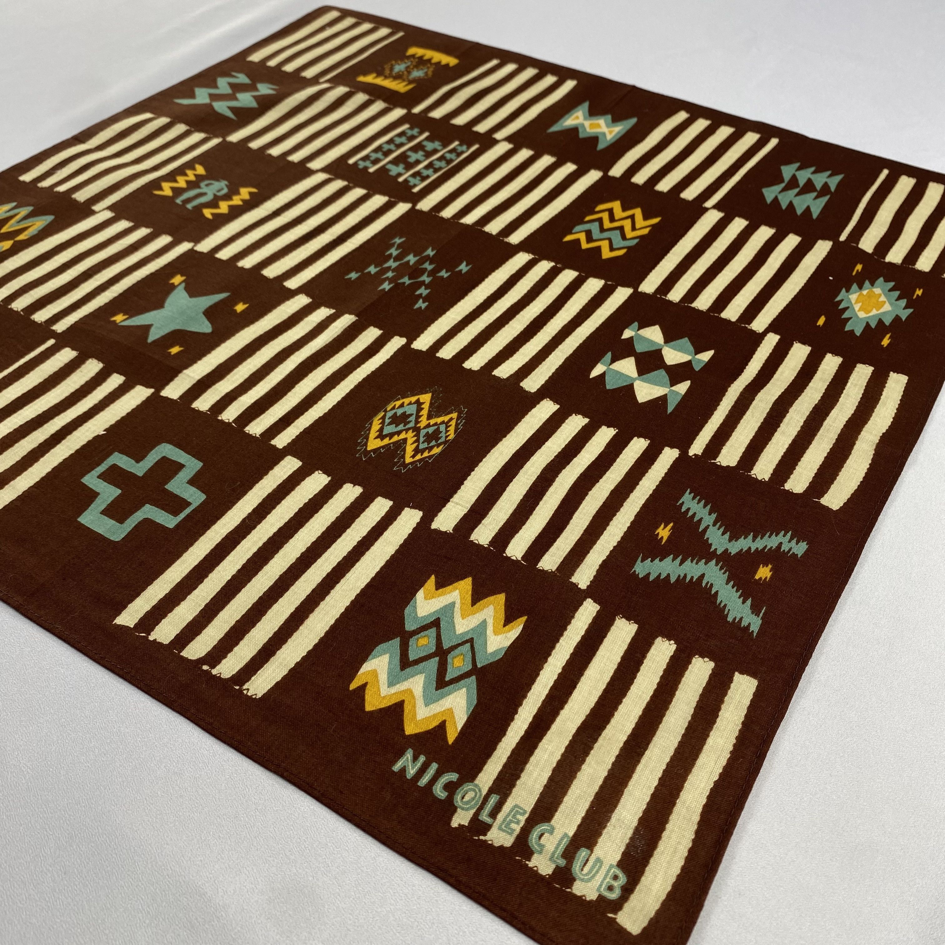Japanese Brand × Vintage Nicole Club Handkerchief / Neckerchief / Bandana-P778 Size ONE SIZE - 2 Thumbnail