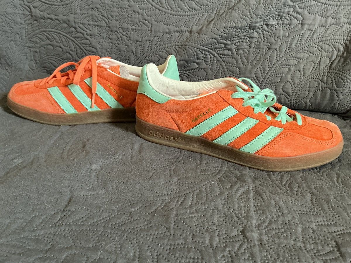 Adidas Adidas Gazelle Orange / Clear Mint (Turquoise) — New Size US 7 / IT 37 - 2 Thumbnail