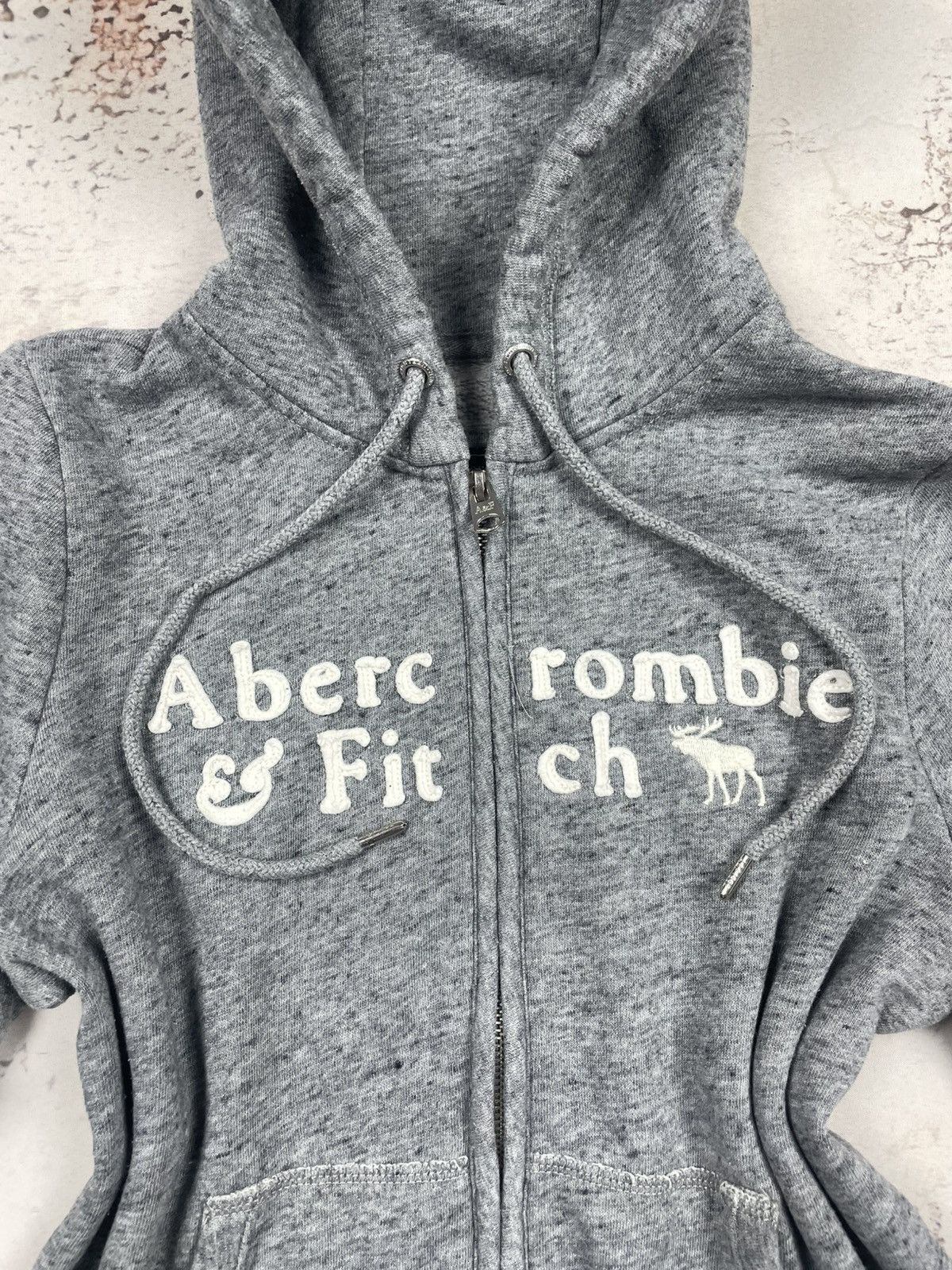 Abercrombie & Fitch Abercrombie & Fitch S Zip Hoodie Gray Old Money Classic G Size S / US 4 / IT 40 - 10 Thumbnail