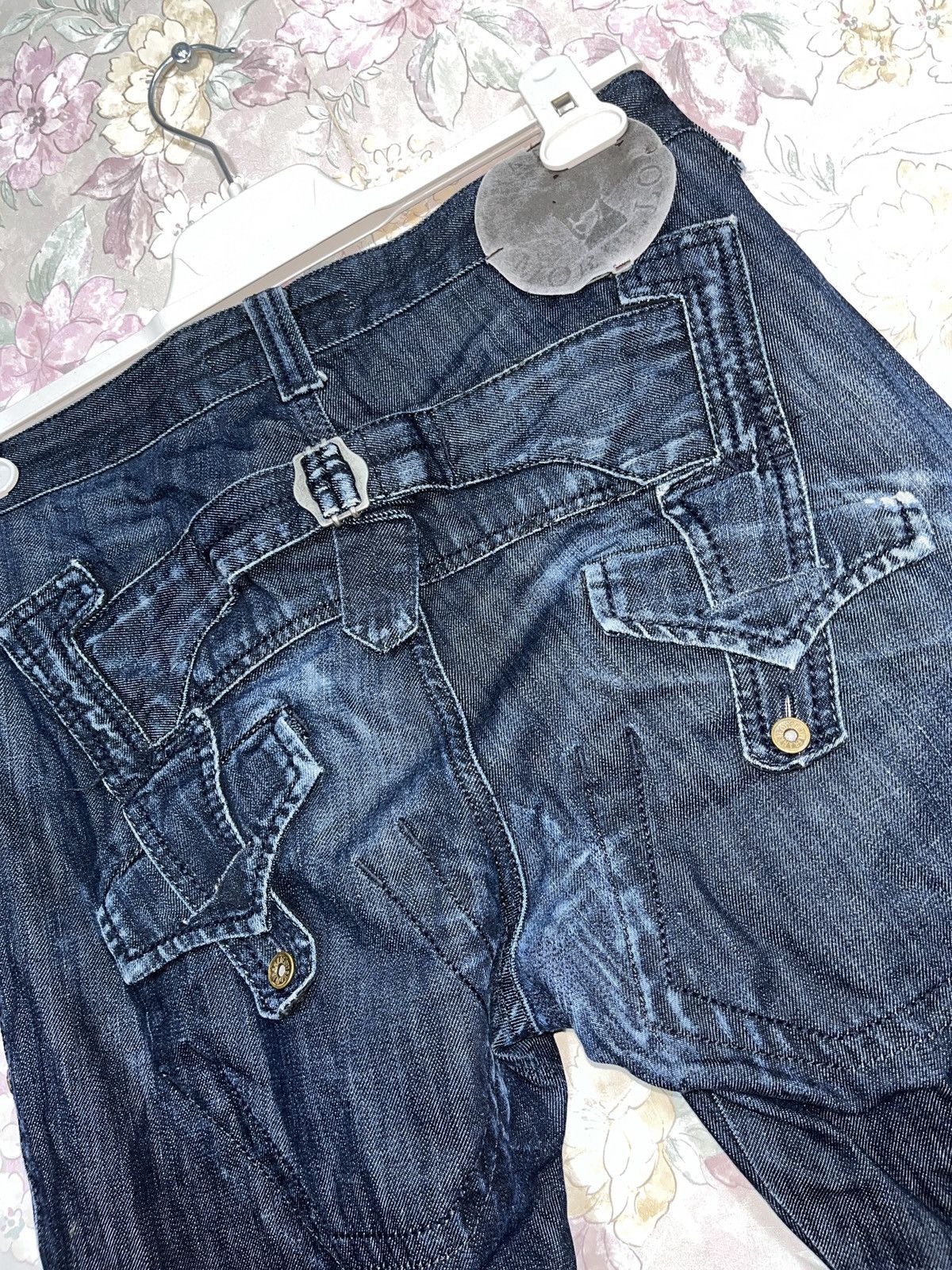 Frankie Morello vintage FRANKIE MORELLO Extra Premium Denim Jeans Acid Wash Size US 30 / EU 46 - 8 Thumbnail
