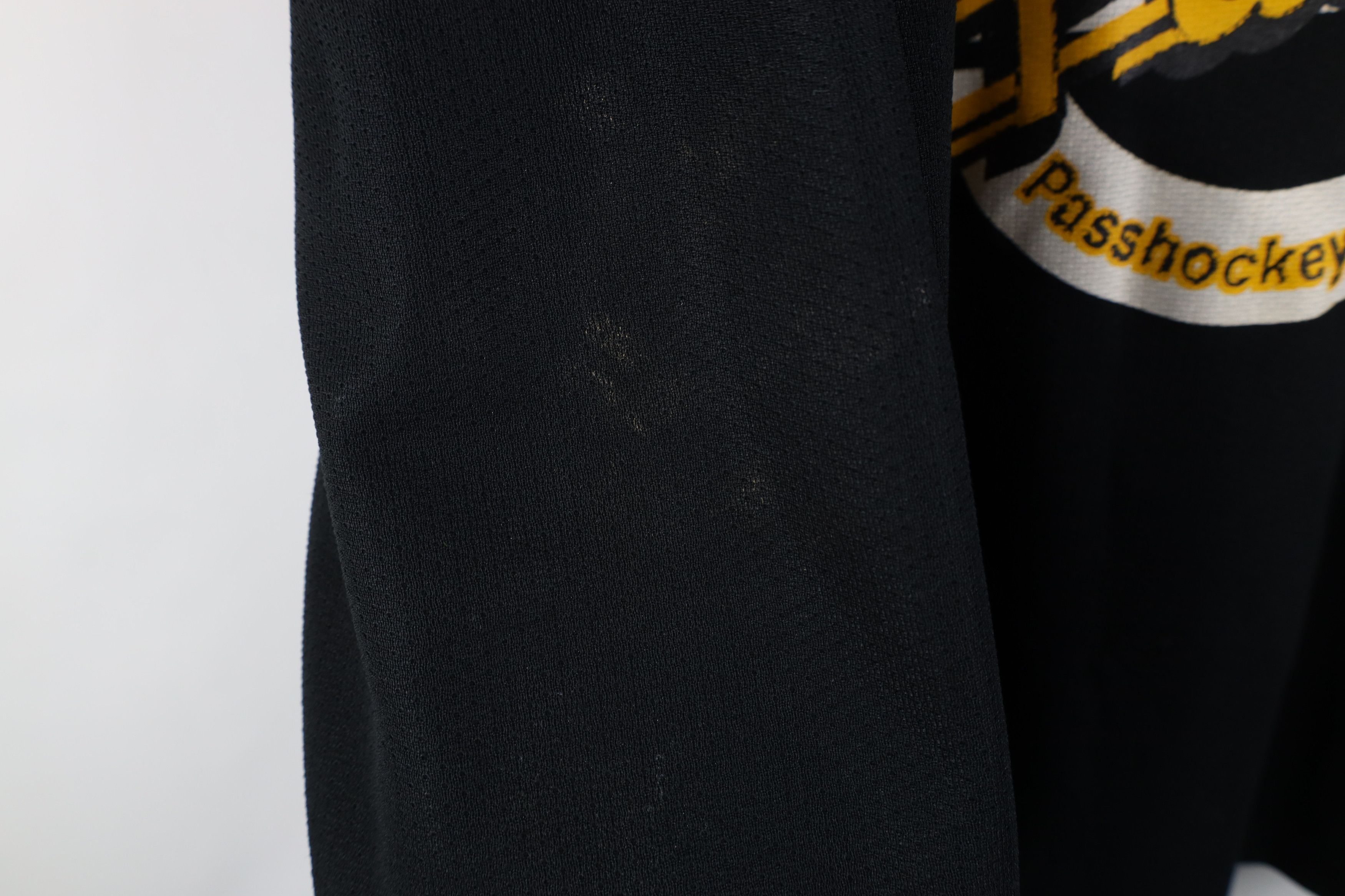 Vintage Vintage 90s Toronto Pass Hockey Jersey Black Air Knit Size US L / EU 52-54 / 3 - 10 Thumbnail