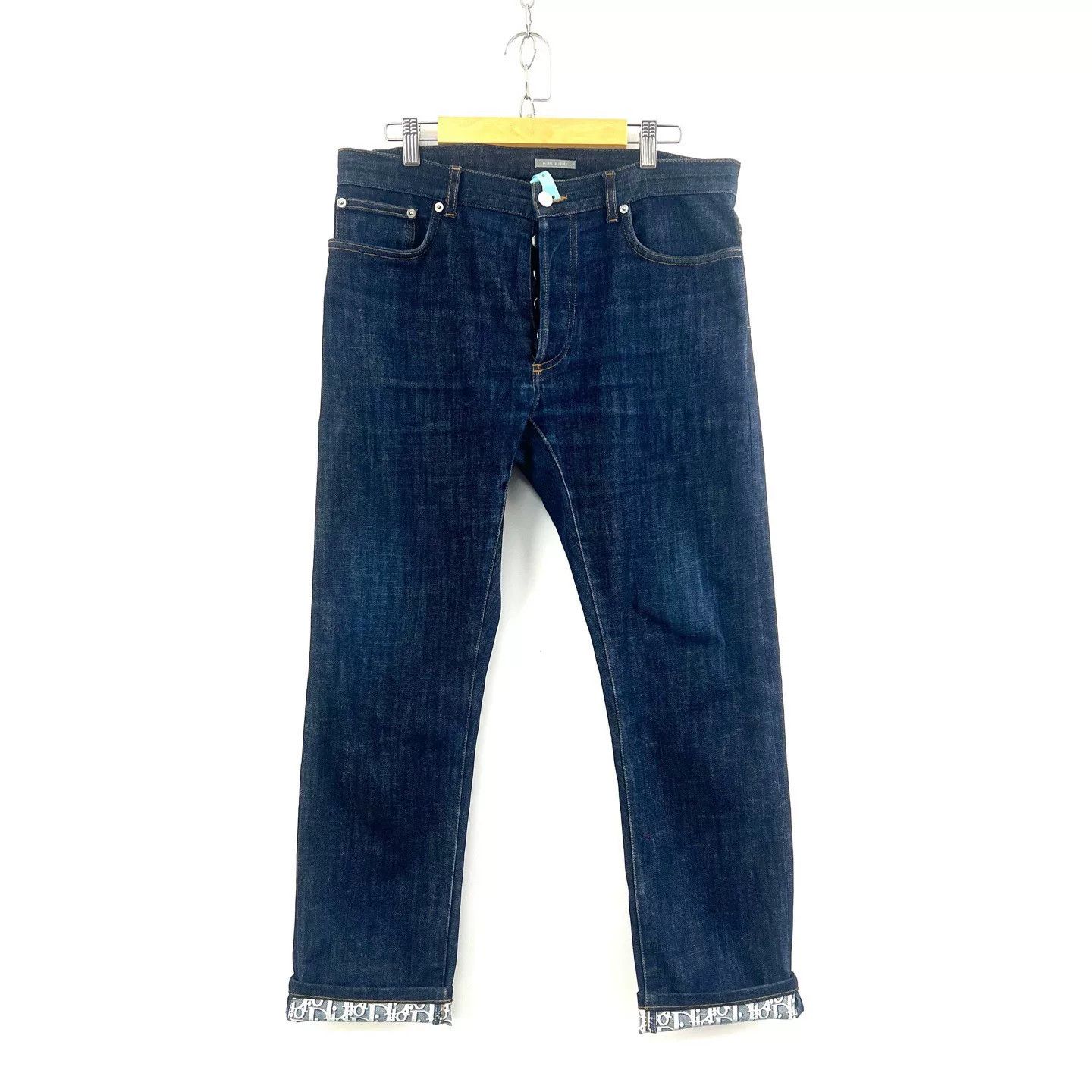 Dior Dior Men's Straight Slim Logo Jeans Size US 34 / EU 50 - 1 Thumbnail