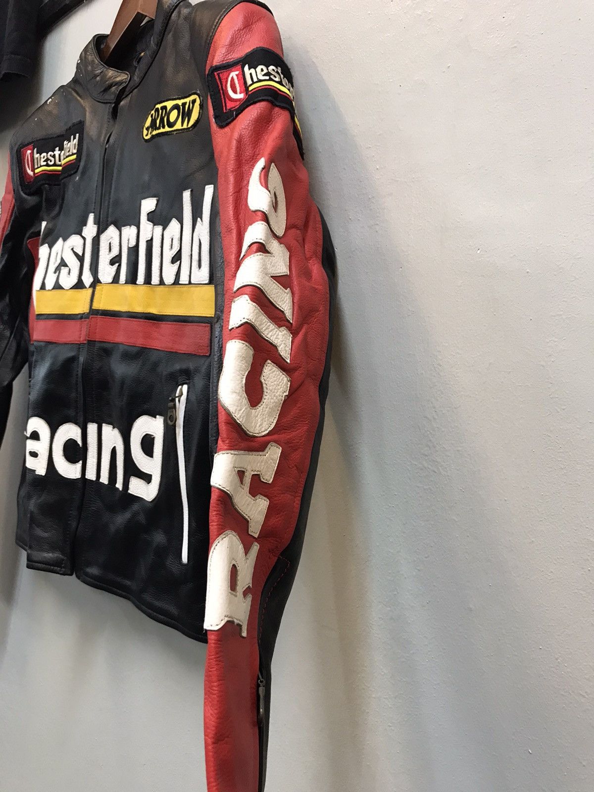 Vintage Chesterfield motorcycles racing leather jacket Size US M / EU 48-50 / 2 - 5 Thumbnail