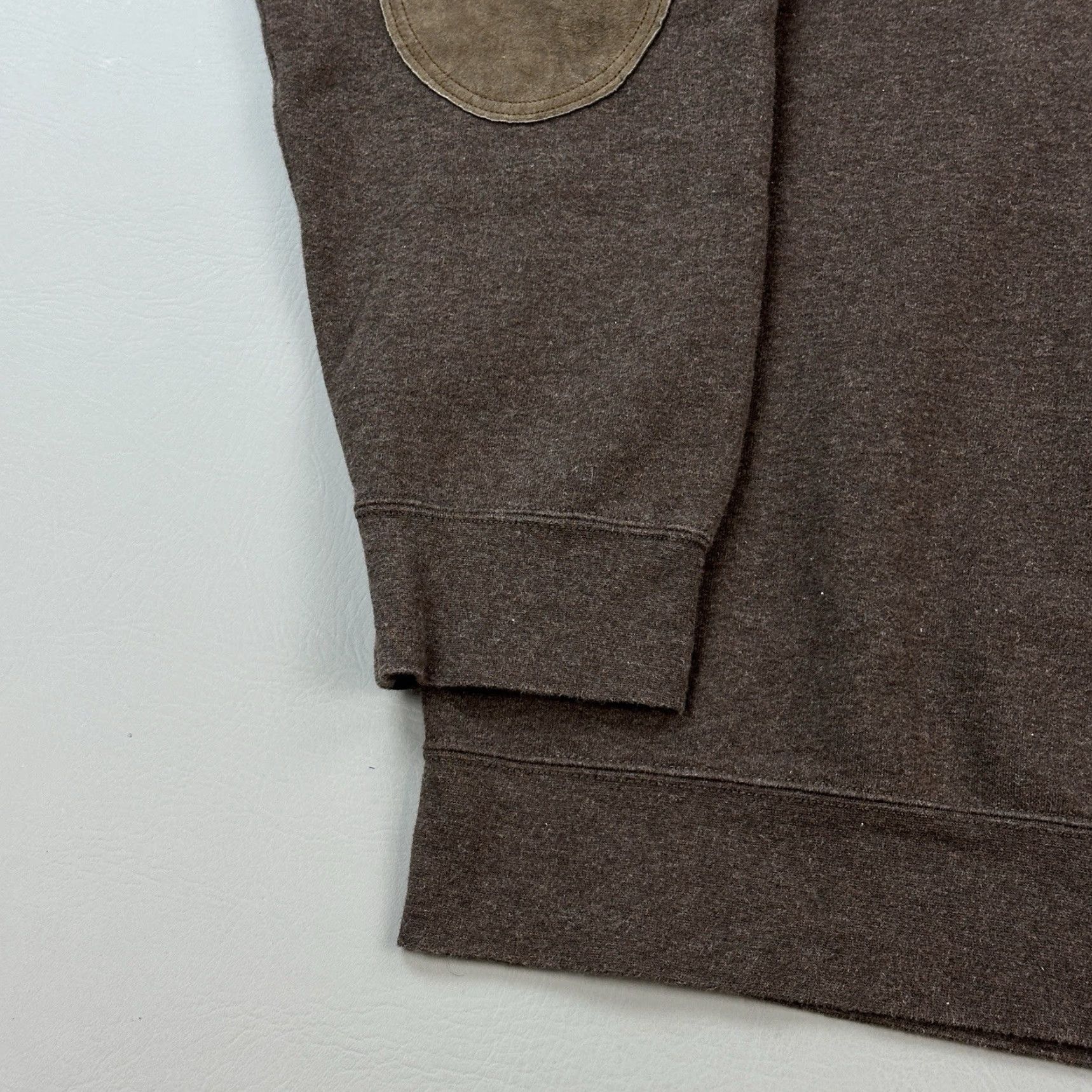 Polo Ralph Lauren Polo Ralph Lauren Sweater Mens 3XLT Brown Shawl Collar Elbow Patch Preppy Casual Shirt Size US XXL / EU 58 / 5 - 3 Thumbnail