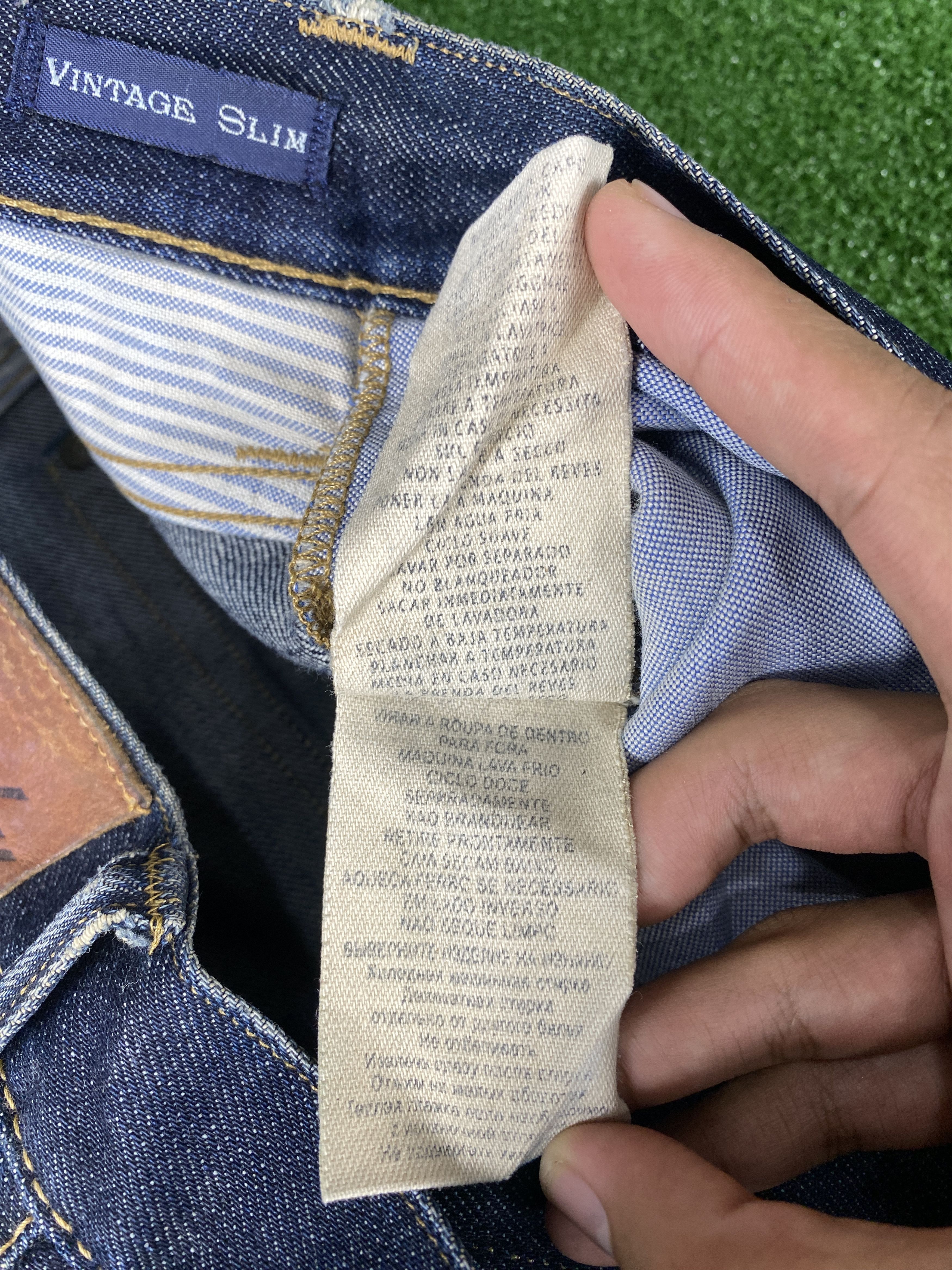 Japanese Brand × Vintage Vintage Rugby Al Brand Faded Black Jeans Size US 32 / EU 48 - 12 Thumbnail