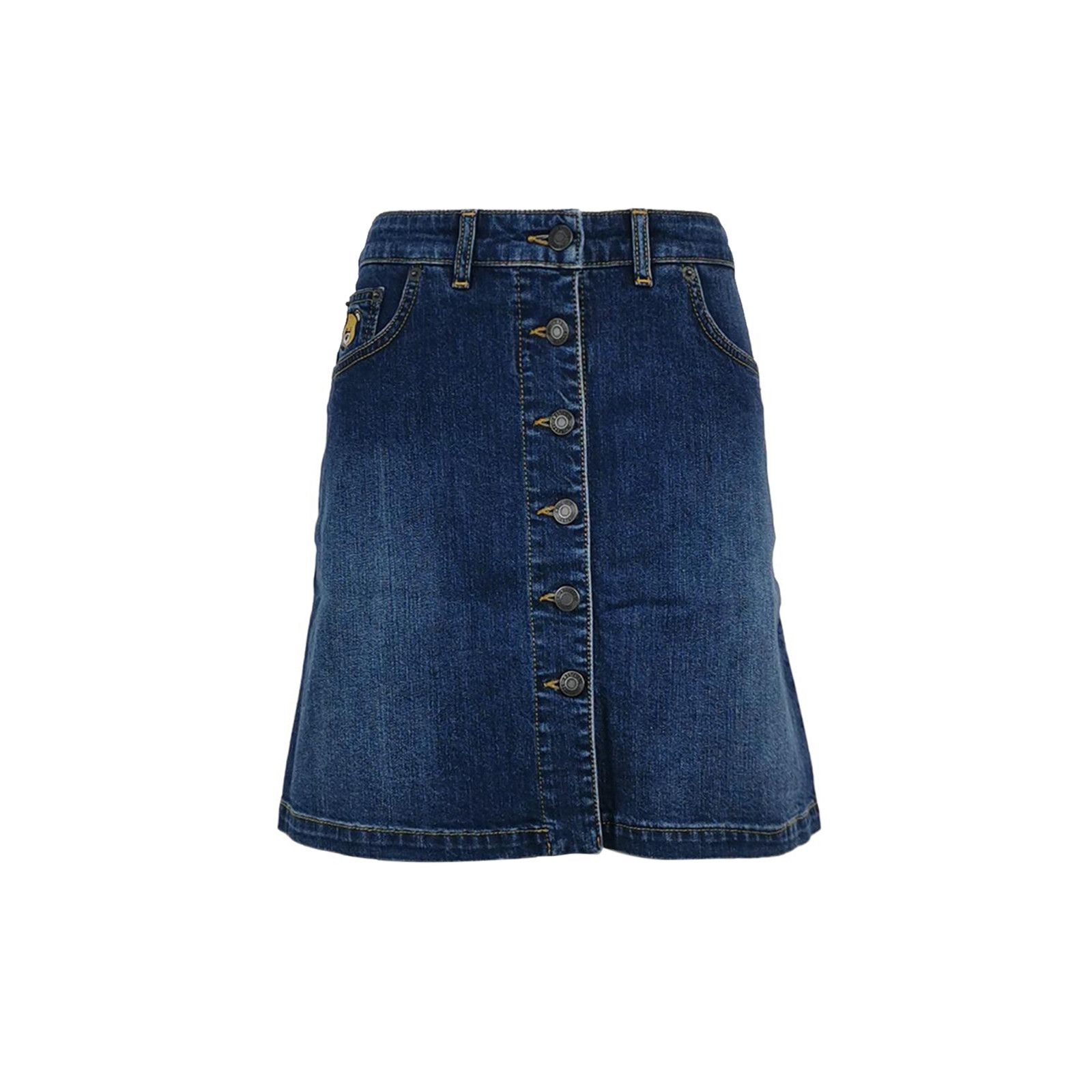 Moschino Moschino Teddy Bear Patch Mini Skirt US 6 Size 28" / US 6 / IT 42 - 1 Thumbnail