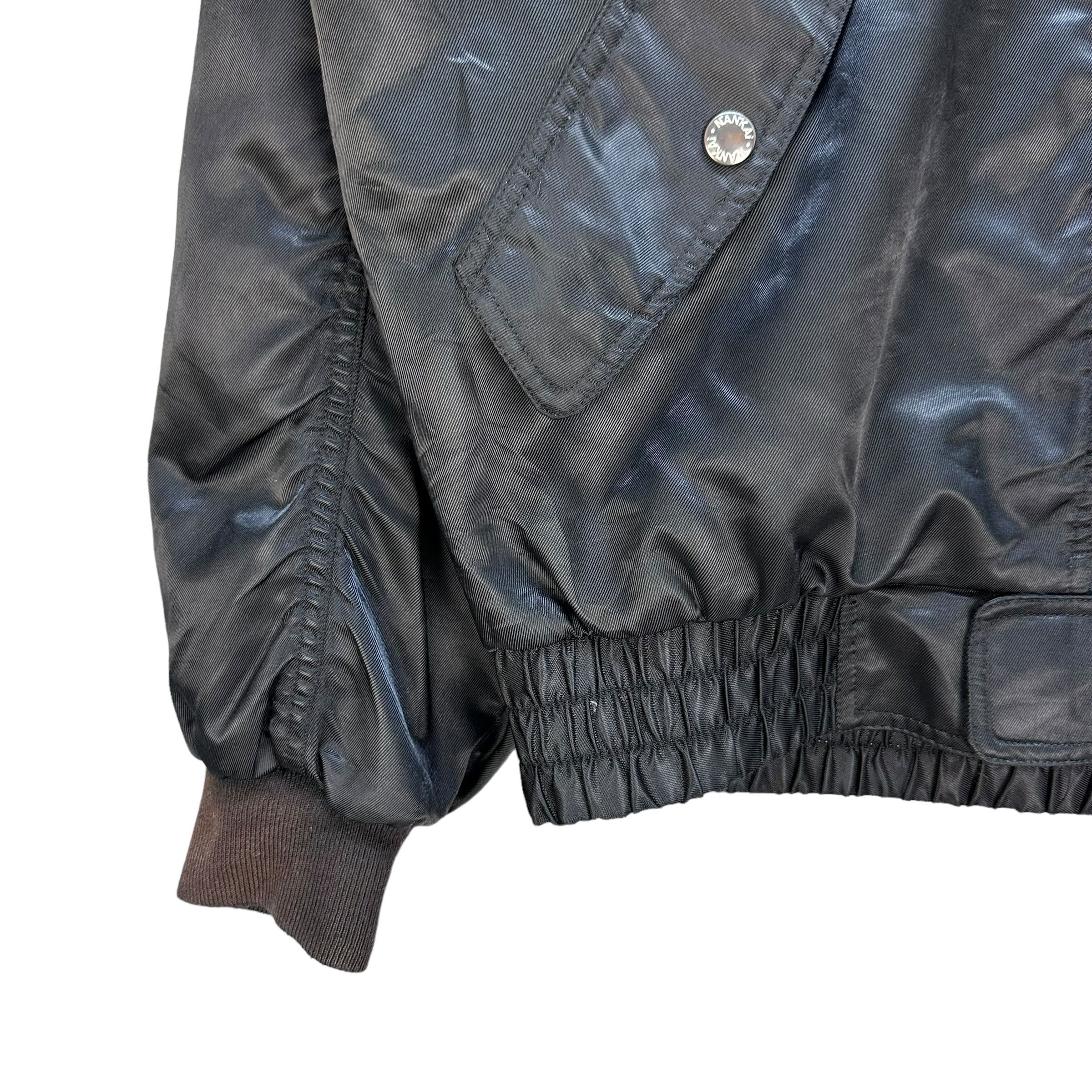 Japanese Brand Vintage NANKAI Racing Motorcycle Top Bomber Jacket #A31-0694 Size US L / EU 52-54 / 3 - 4 Thumbnail