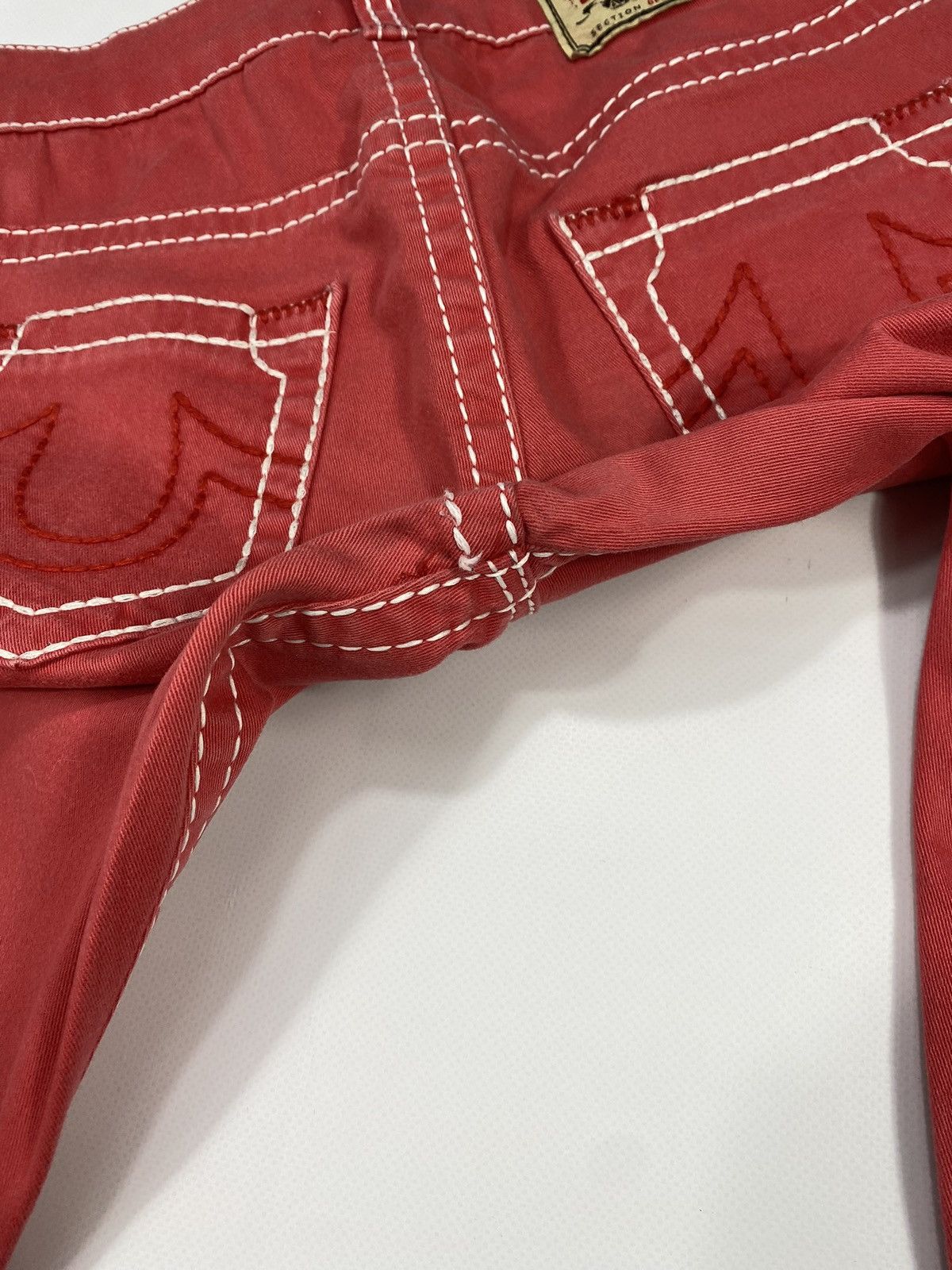 True Religion 🔥LASTDROP🔥 Y2K True Religion Geno Low Rise Coral Pink Pants Size 31" - 10 Thumbnail