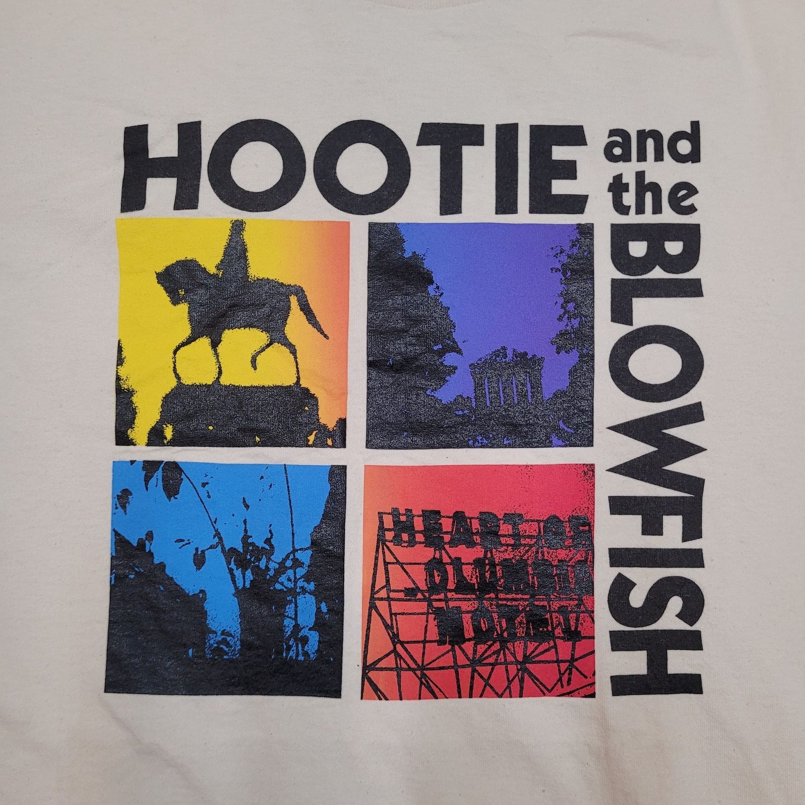 Vintage VTG 1995 Hootie & the Blowfish T-Shirt XL Cracked Rear View Size US XL / EU 56 / 4 - 2 Thumbnail