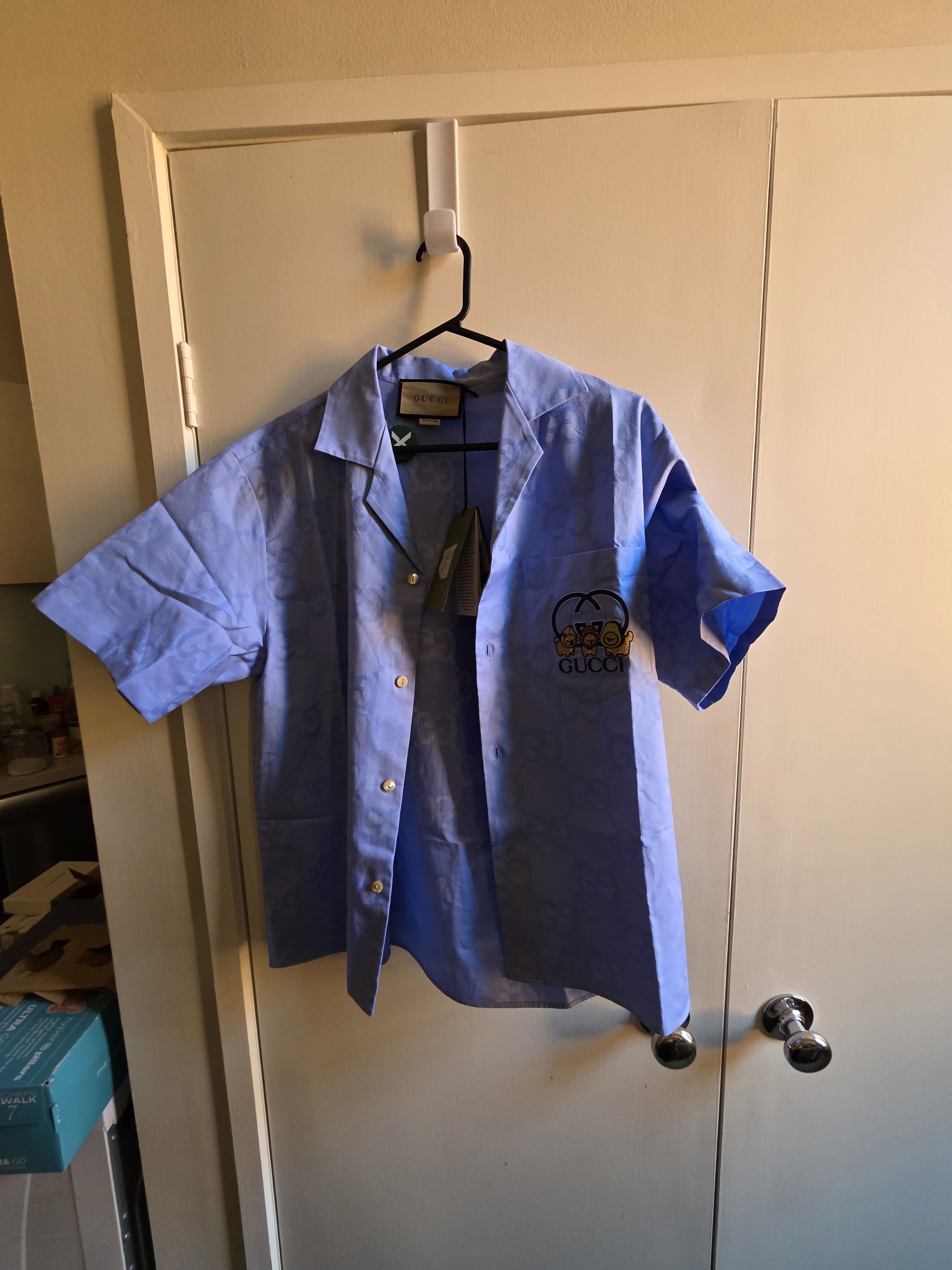 Gucci Gucci Kawai Aloha Logo Shirt Size US M / EU 48-50 / 2 - 2 Thumbnail