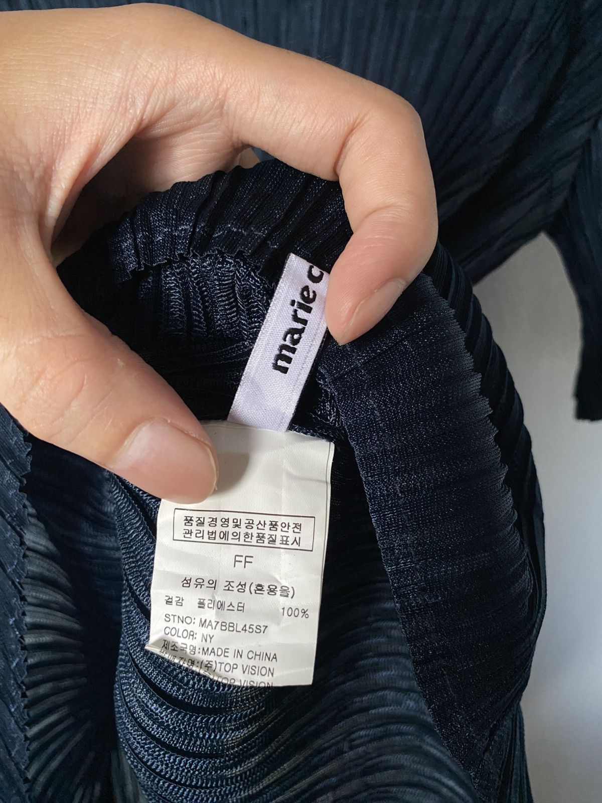 Issey Miyake × Japanese Brand × Yohji Yamamoto Marieclaire Pleated Top Issey Style Size ONE SIZE - 4 Thumbnail