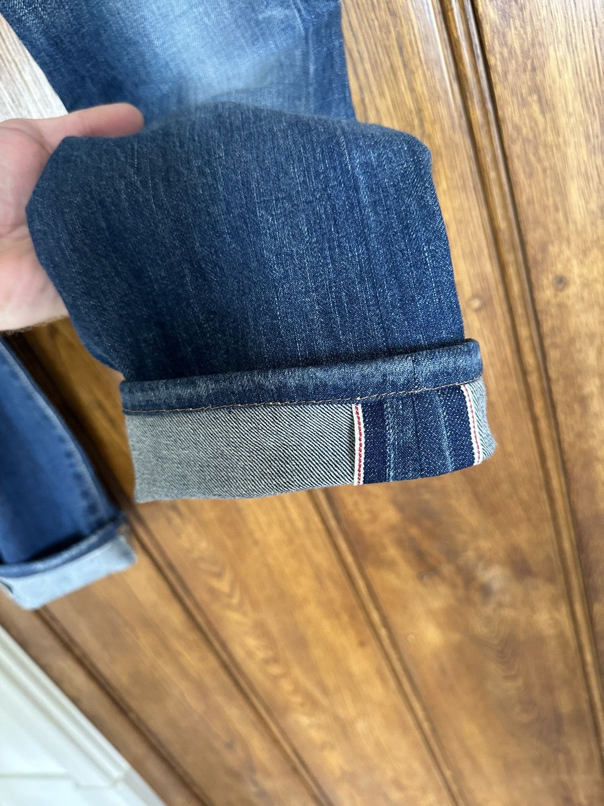 Saint Laurent Paris SS21 $890 Saint Laurent selvedge blue denim jeans 32 Size US 32 / EU 48 - 16 Thumbnail