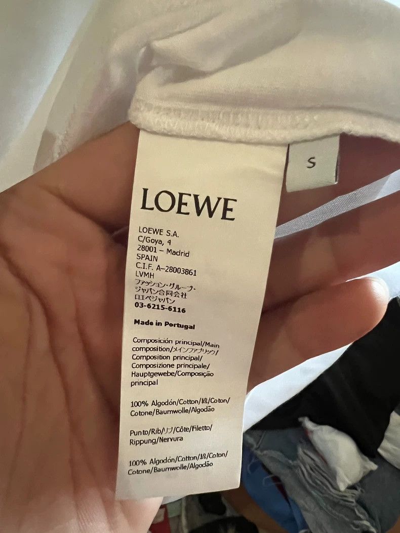 Loewe loewe white short sleeves 2504-Nextarrow Size US S / EU 44-46 / 1 - 5 Thumbnail