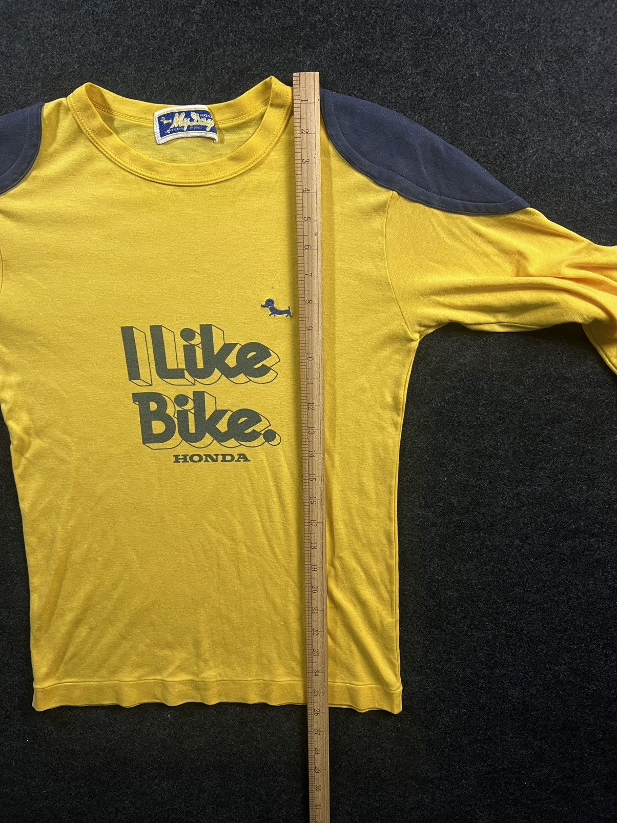 Vintage Rare 70’s Honda I Like Bike Racing Jersey With Elbow Pads Size US M / EU 48-50 / 2 - 6 Thumbnail
