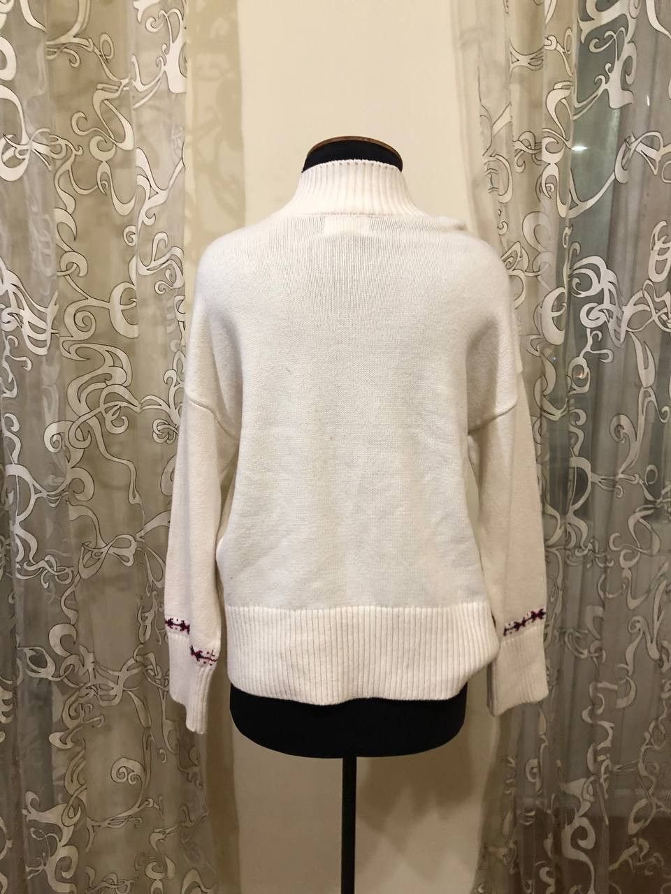 Other Joules Womens Abigail High Intarsia Sky Jumper Colour Cream Size L / US 10 / IT 46 - 9 Thumbnail