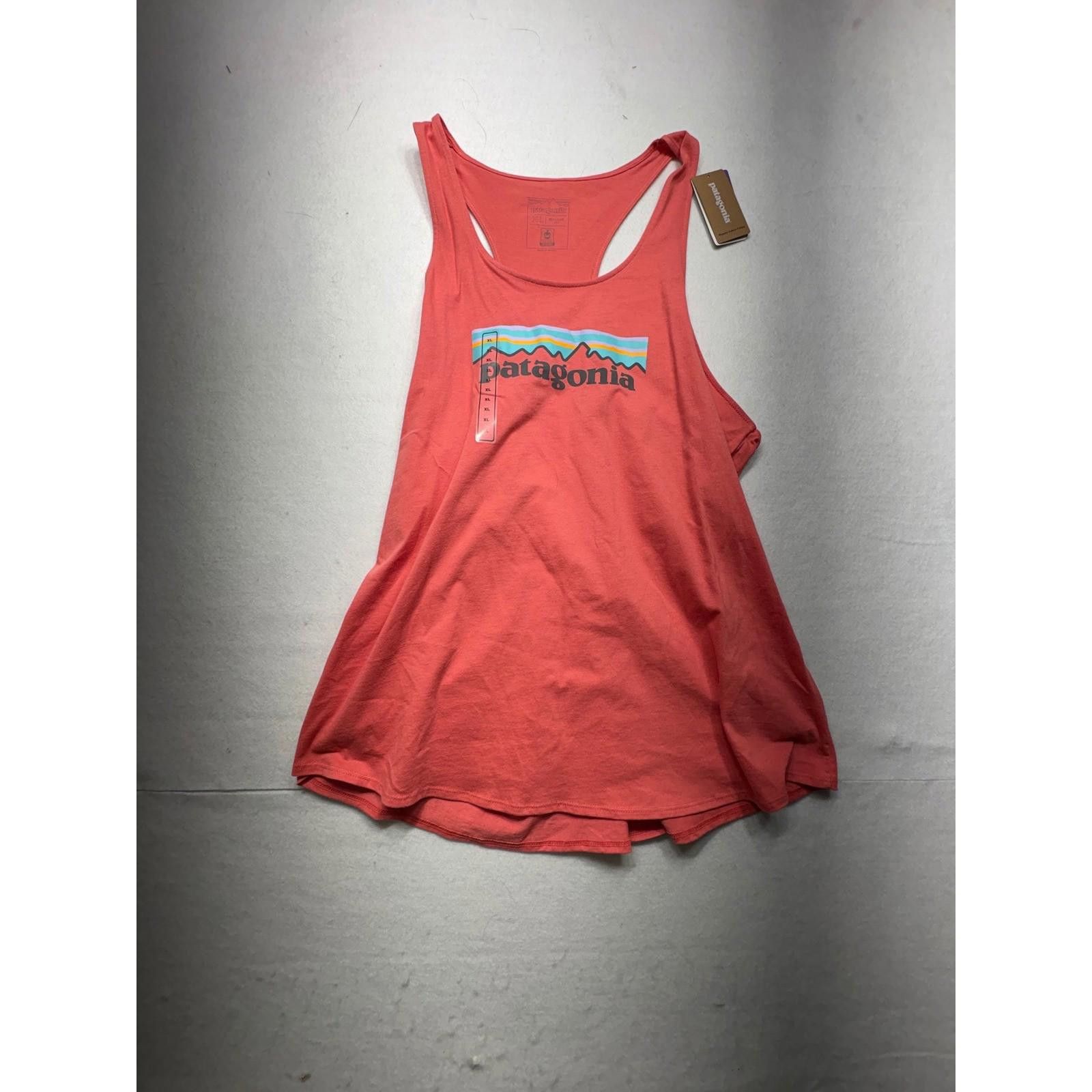 Patagonia Patagonia Women's Spiced Coral Organic P-6 Logo Tank Top XL Size XL / US 12-14 / IT 48-50 - 1 Thumbnail