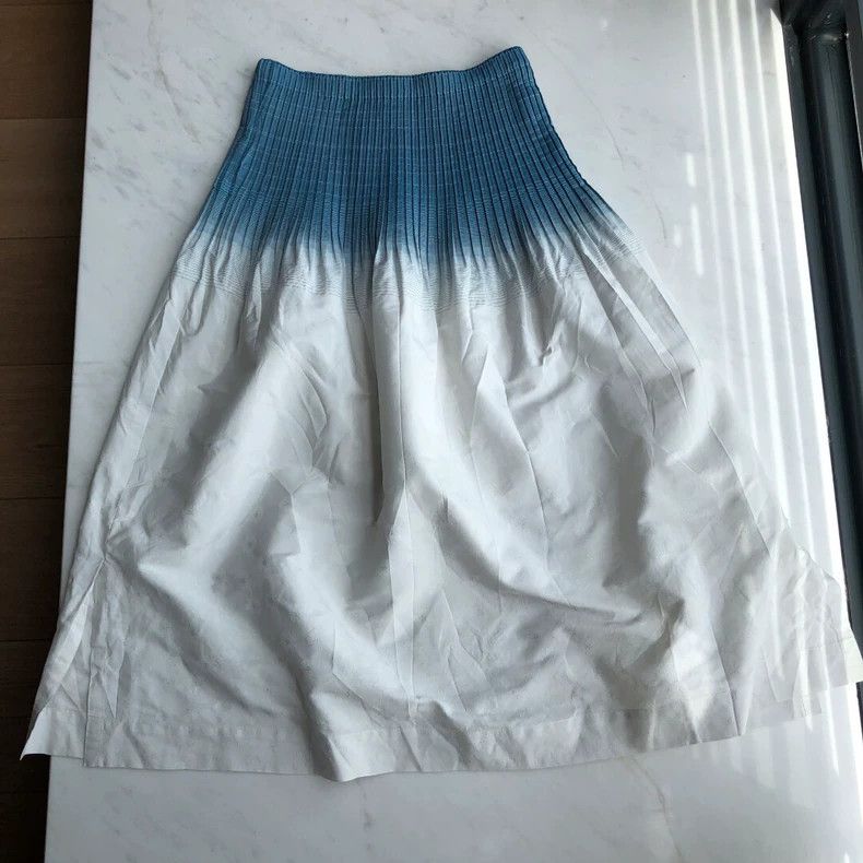 Issey Miyake Issey Miyake Gradient jacquard skirt Size 25" / US 0 / IT 36 - 2 Thumbnail
