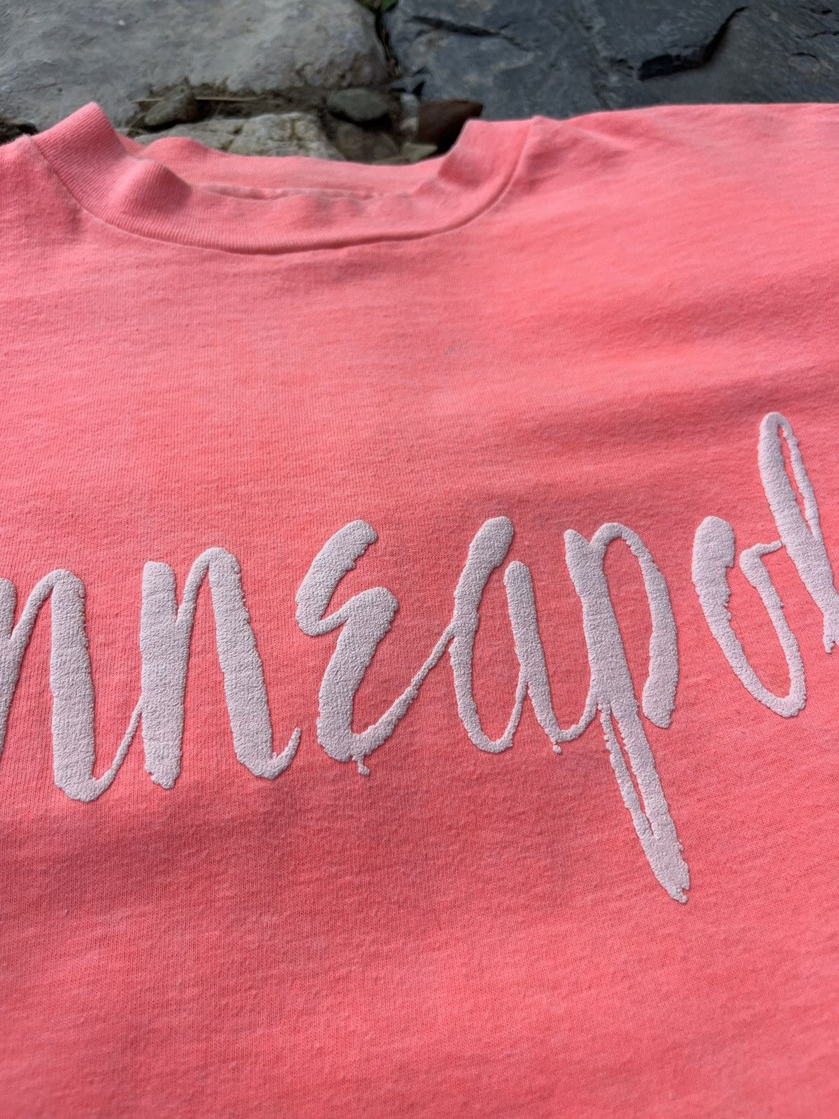 Hanes × Vintage Vintage 90s Hanes beefy tee Minneapolis y2k dyed t-shirt USA Size US L / EU 52-54 / 3 - 9 Thumbnail