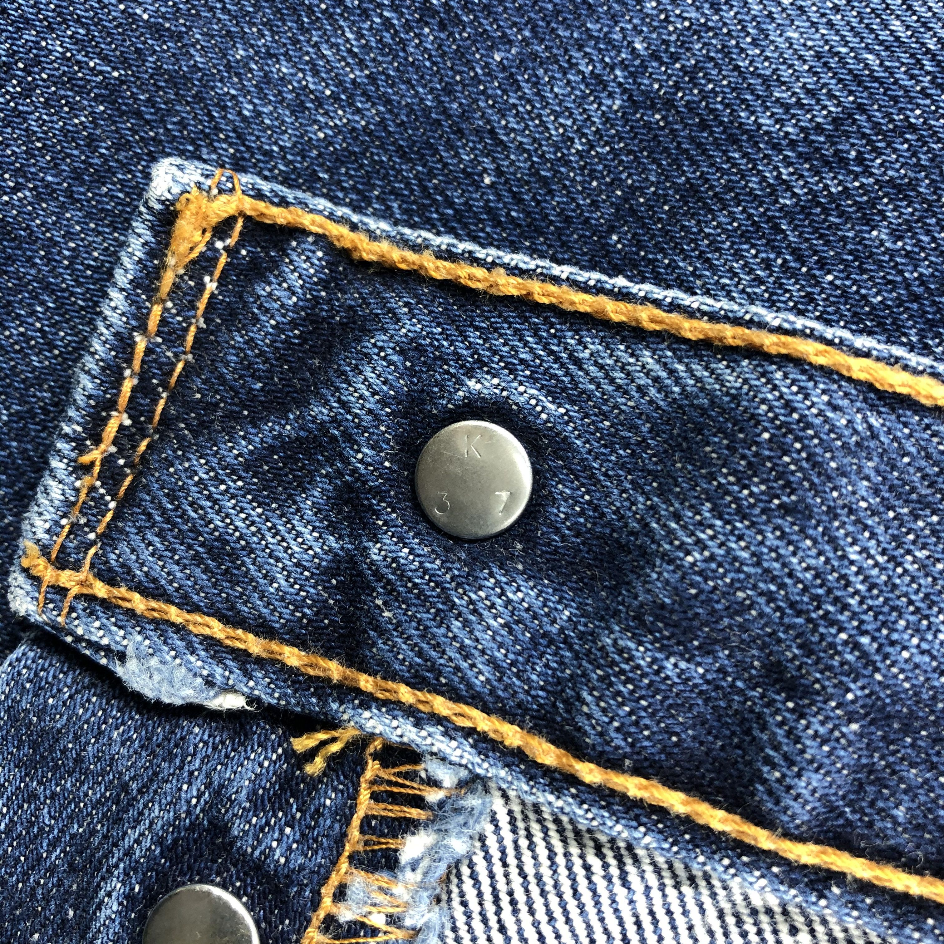 Levi's Vintage Levis 501 Jeans Blue Washed Denim KJ466 Size US 29 - 9 Thumbnail
