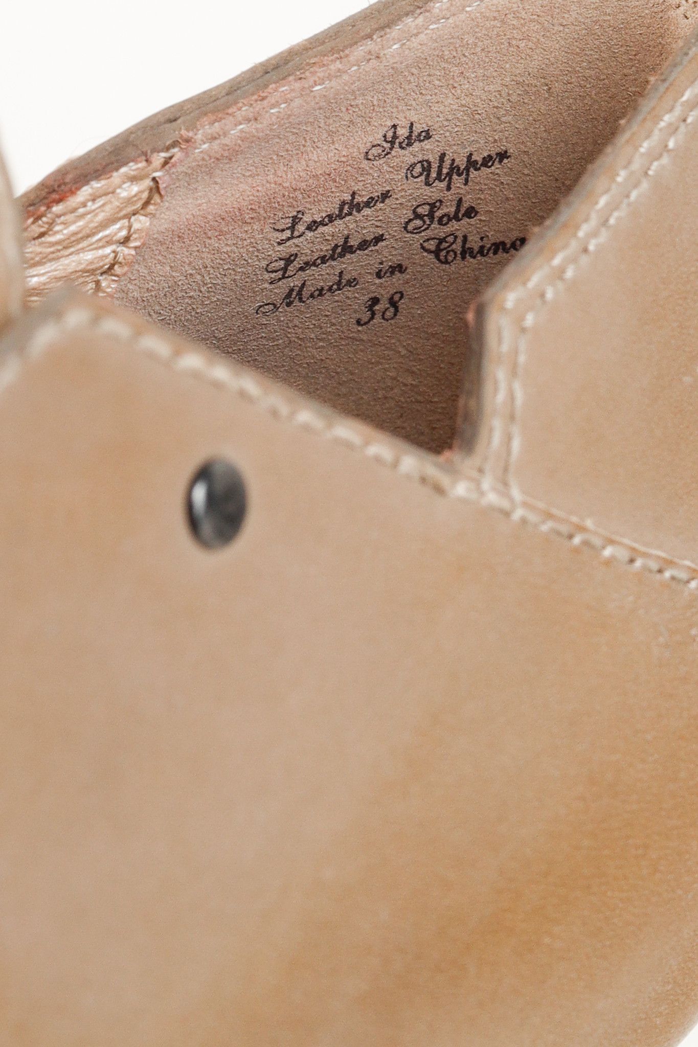 CAZABAT Jean-Michel Cazabat Ida Pointed Toe Stacked Leather Heels Size US 7.5 / IT 37.5 - 9 Thumbnail