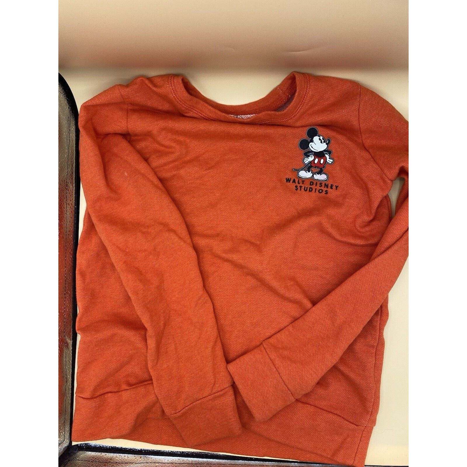 Disney Walt Disney Studios Sweatshirt Kids L Orange Mickey Mouse Size L / US 10 / IT 46 - 1 Thumbnail