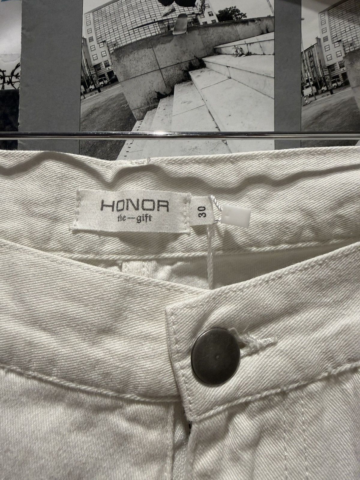 Honor the Gift HONOR THE GIFT Men's White Mason Pants Size US 30 / EU 46 - 3 Thumbnail