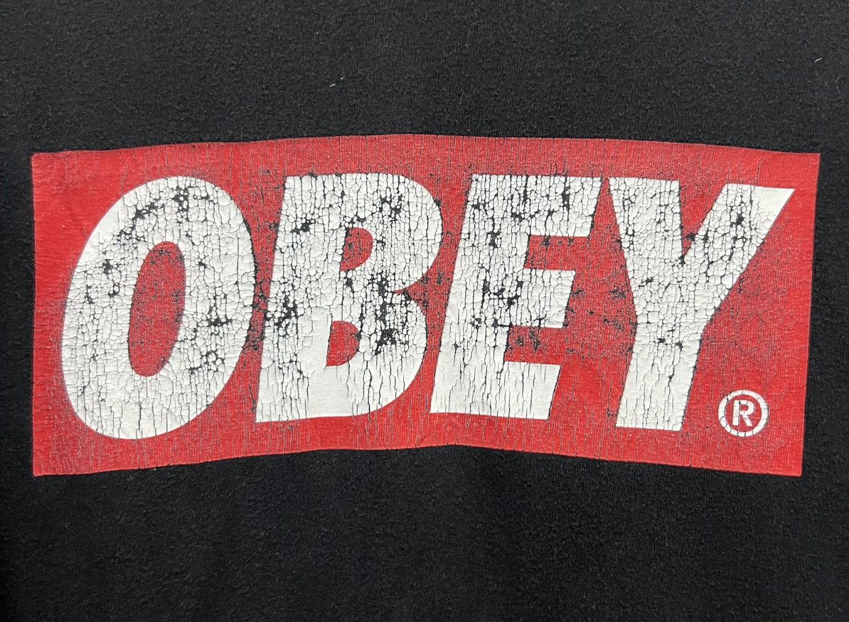 Obey × Vintage VINTAGE OBEY BIG LOGO SHIRT Size US XL / EU 56 / 4 - 3 Thumbnail