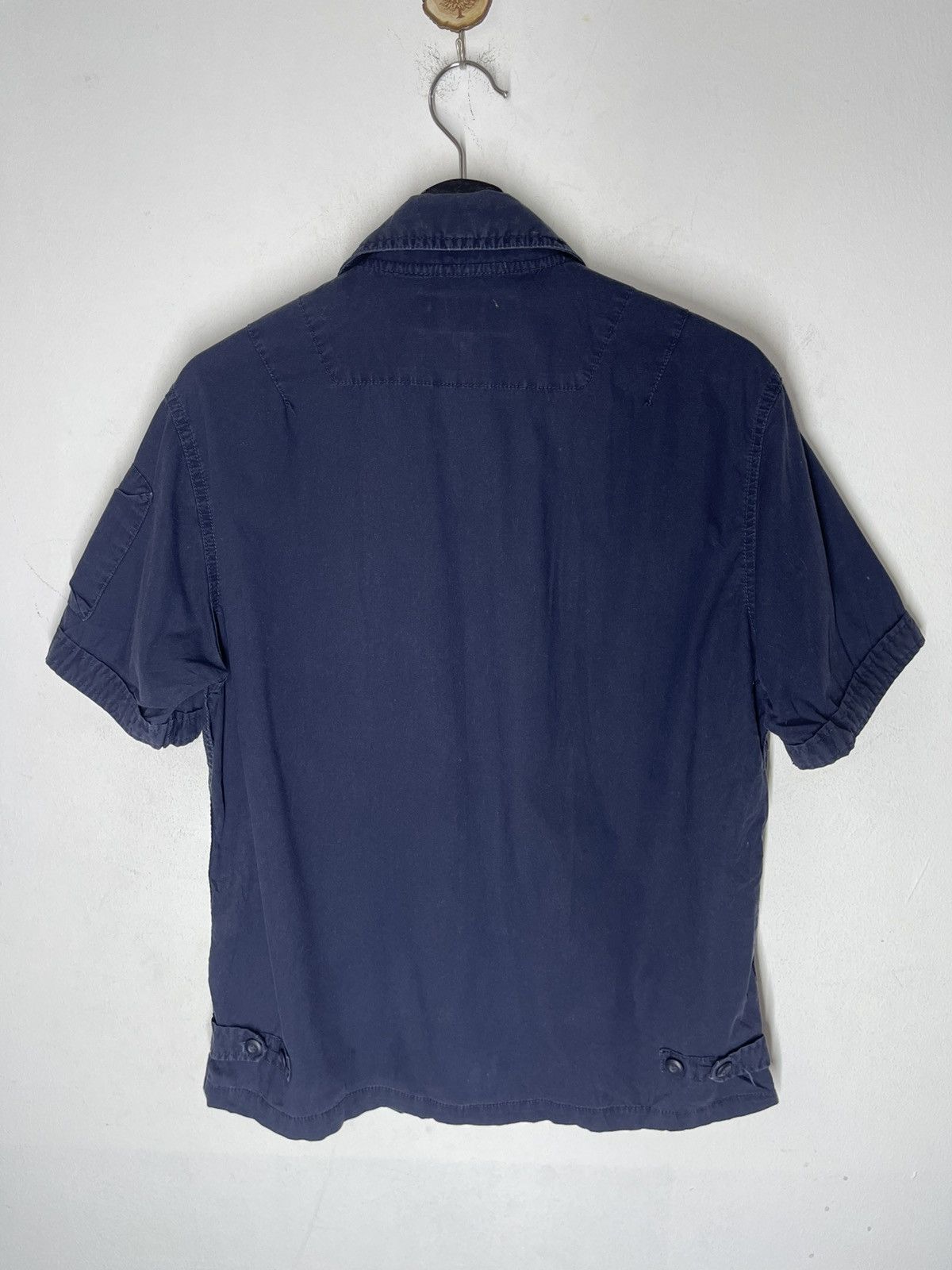 Avirex Vintage AVIREX Short Sleeve Zipper Shirt Size US L / EU 52-54 / 3 - 3 Thumbnail