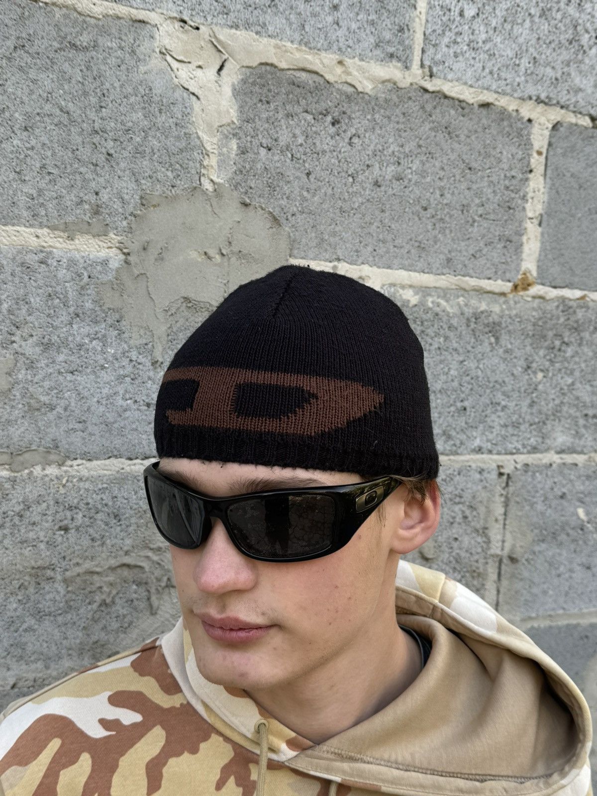 Diesel × Vintage BROWN DIESEL Y2K VINTAGE BIG LOGO 90'S HAT Size ONE SIZE - 5 Thumbnail