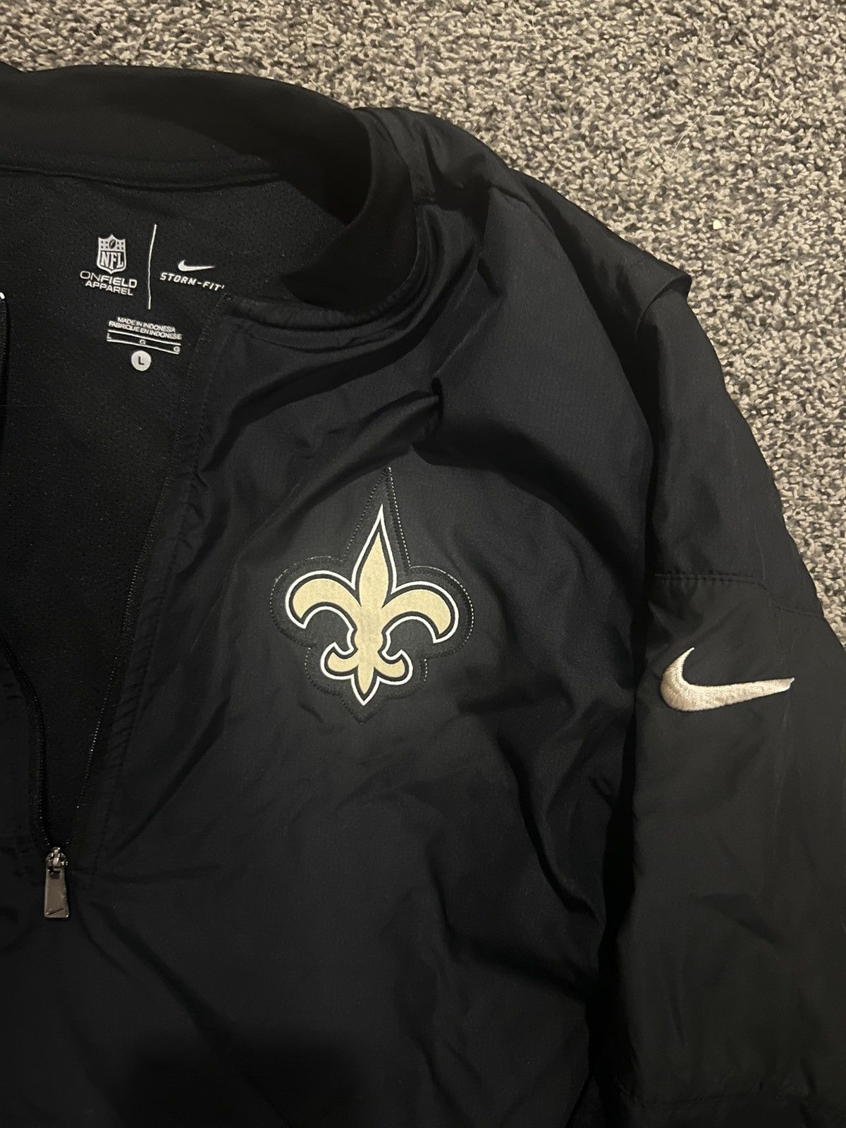 NFL × Nike Nike New Orleans Saints Storm-Fit Jacket Size US L / EU 52-54 / 3 - 2 Thumbnail