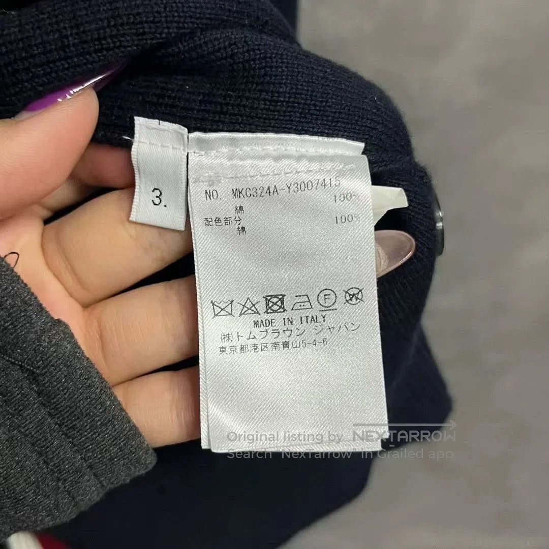 Thom Browne thom browne black v. Size US M / EU 48-50 / 2 - 4 Thumbnail