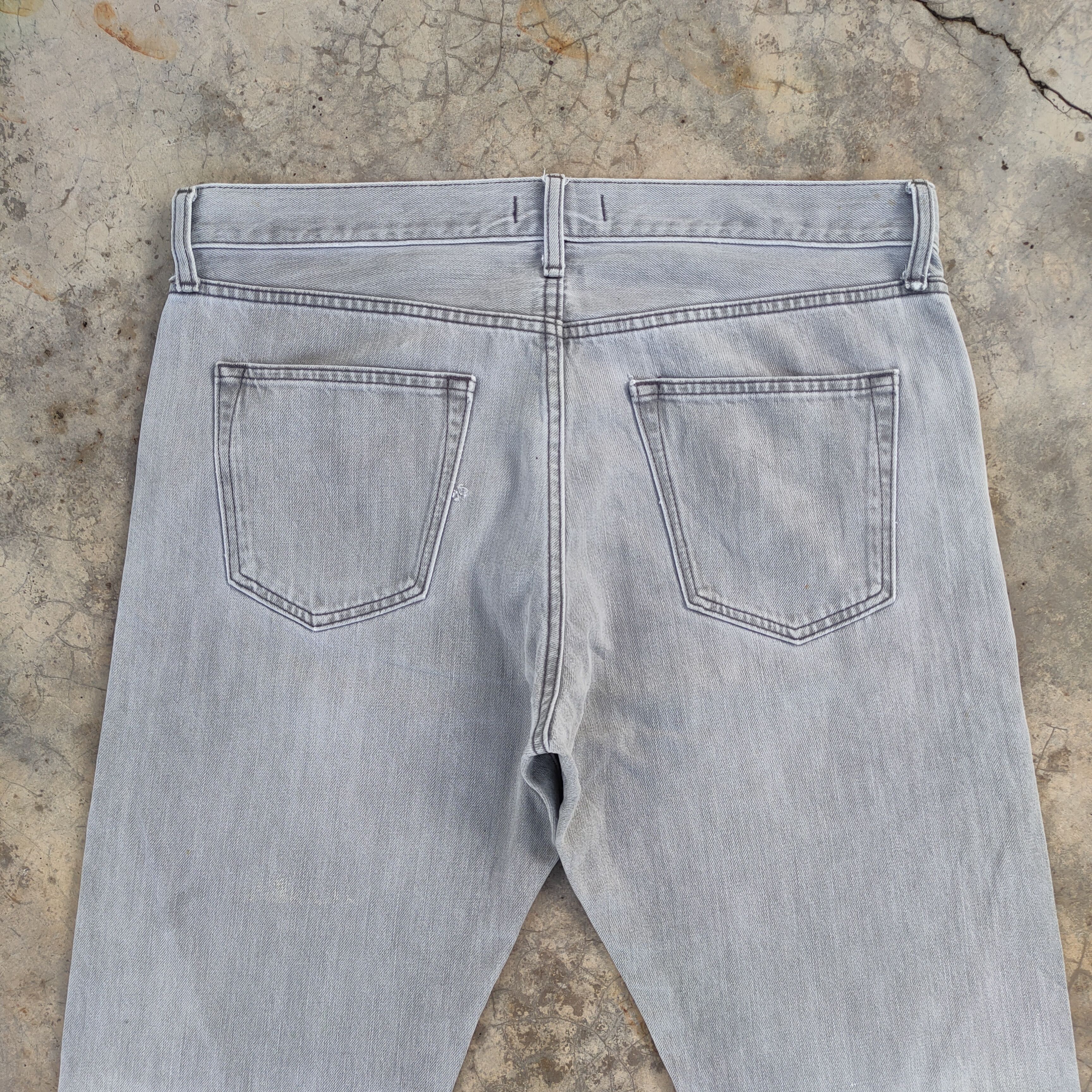 Japanese Brand Japanese vintage grey faded jean denim pants Size US 36 / EU 52 - 10 Thumbnail