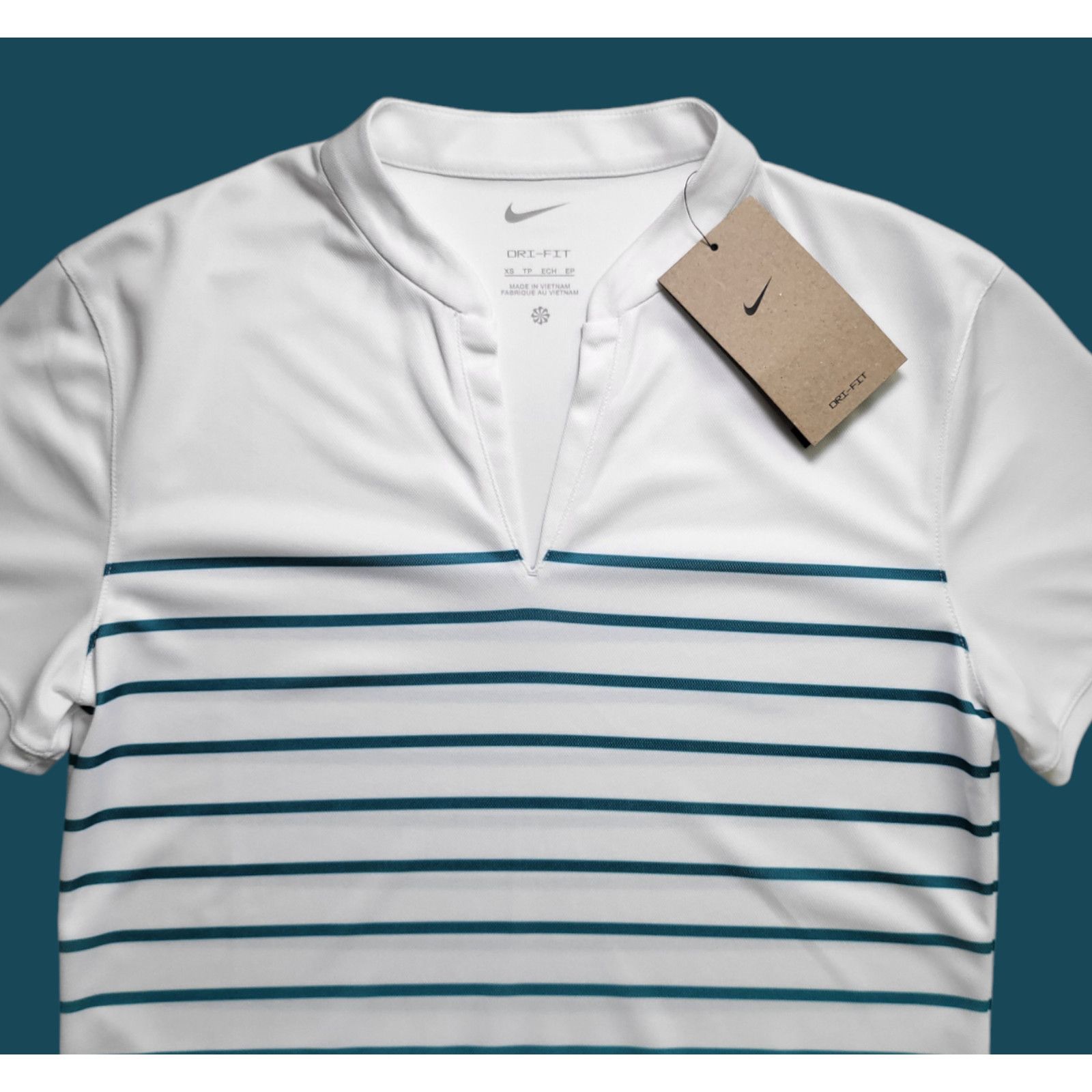 Nike NWT NIKE Victory Dri-FIT Blade Golf Polo Striped Size XS Size XS / US 0-2 / IT 36-38 - 7 Thumbnail