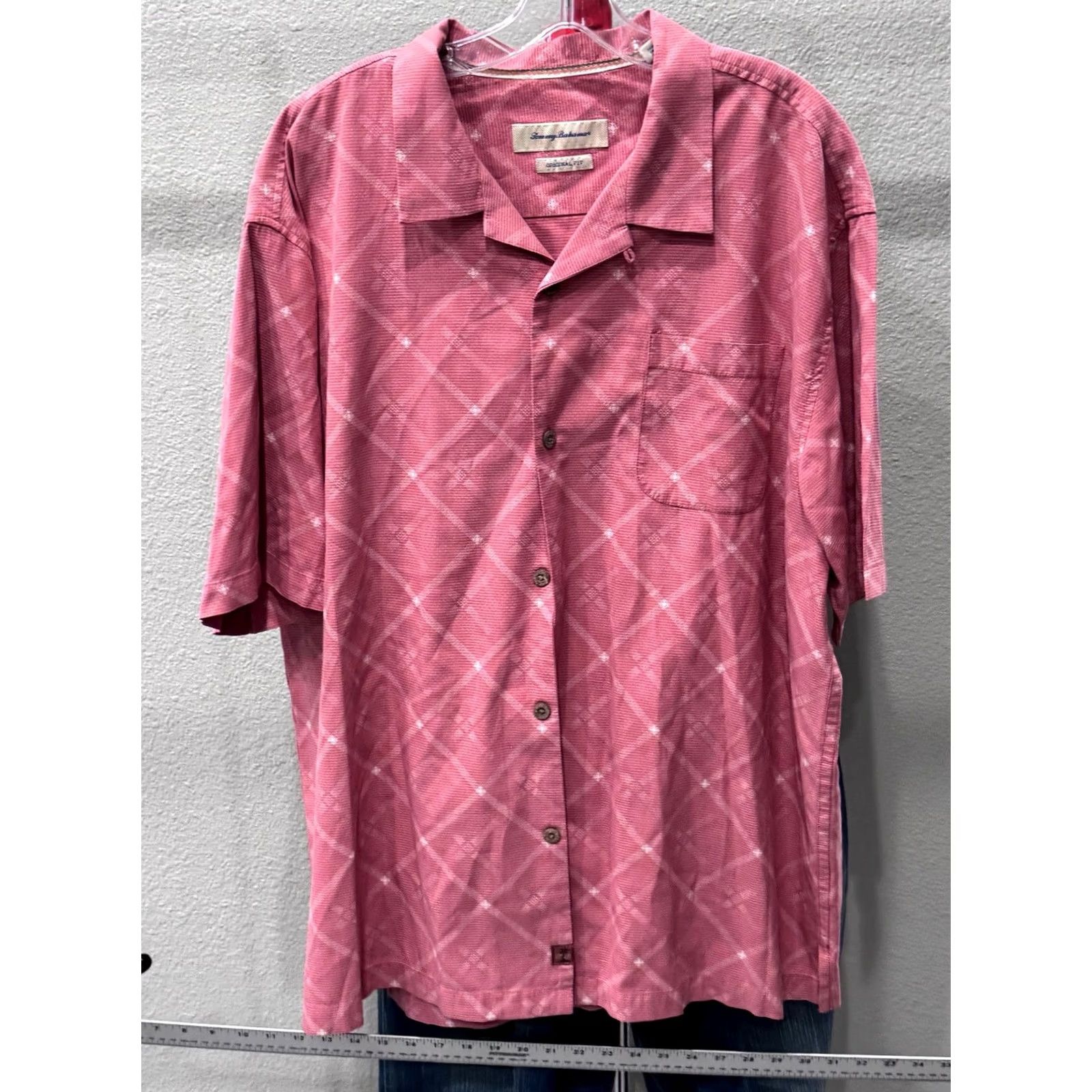 Tommy Bahama Tommy Bahama Shirt 2XL Silk Button Up Mauve Geometric Geometric Silk Button Up Shirt Mens XXL Multicolor 90s Size US XXL / EU 58 / 5 - 3 Thumbnail