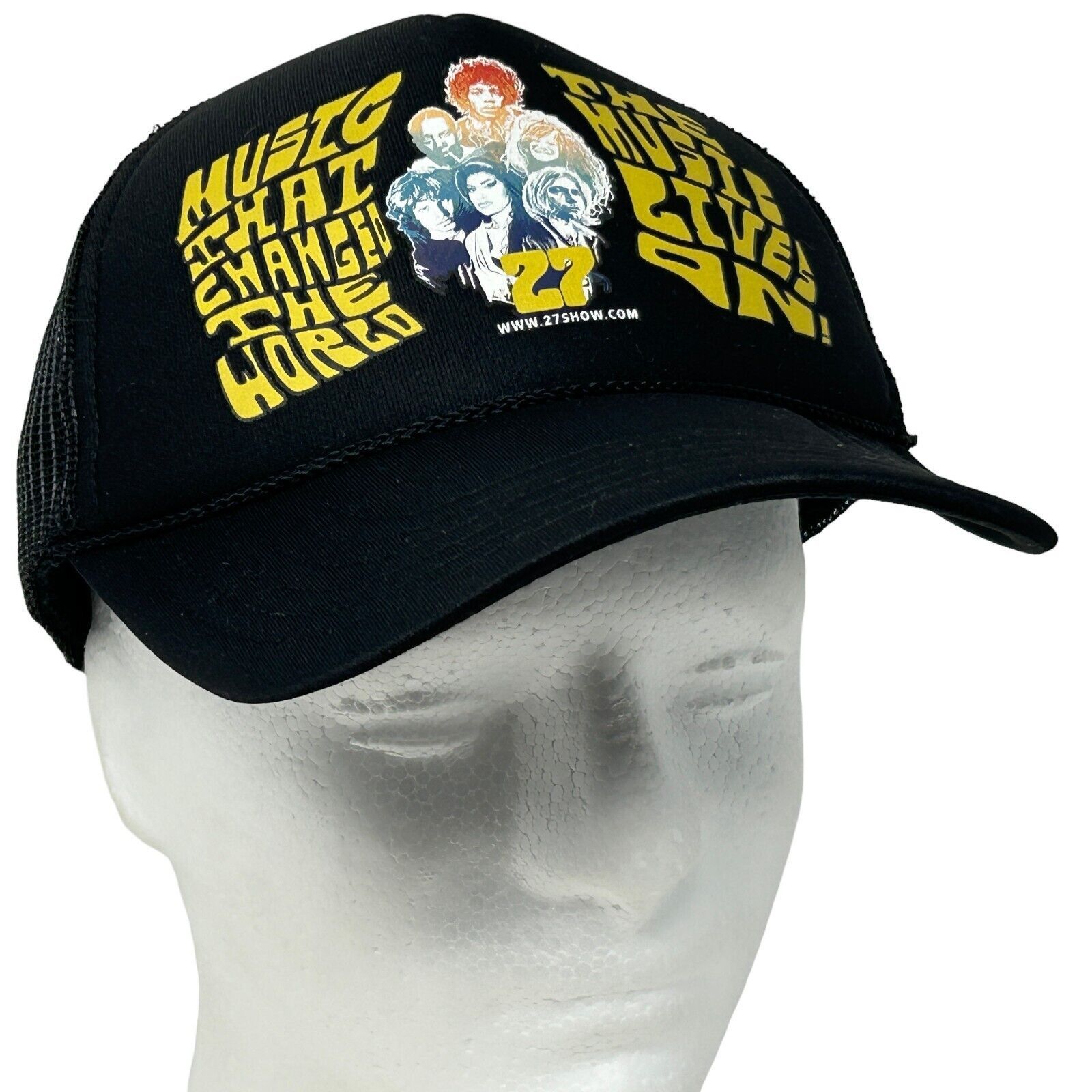 Otto 27 Club Show Trucker Hat Baseball Cap Music Cobain Black Size ONE SIZE - 10 Thumbnail
