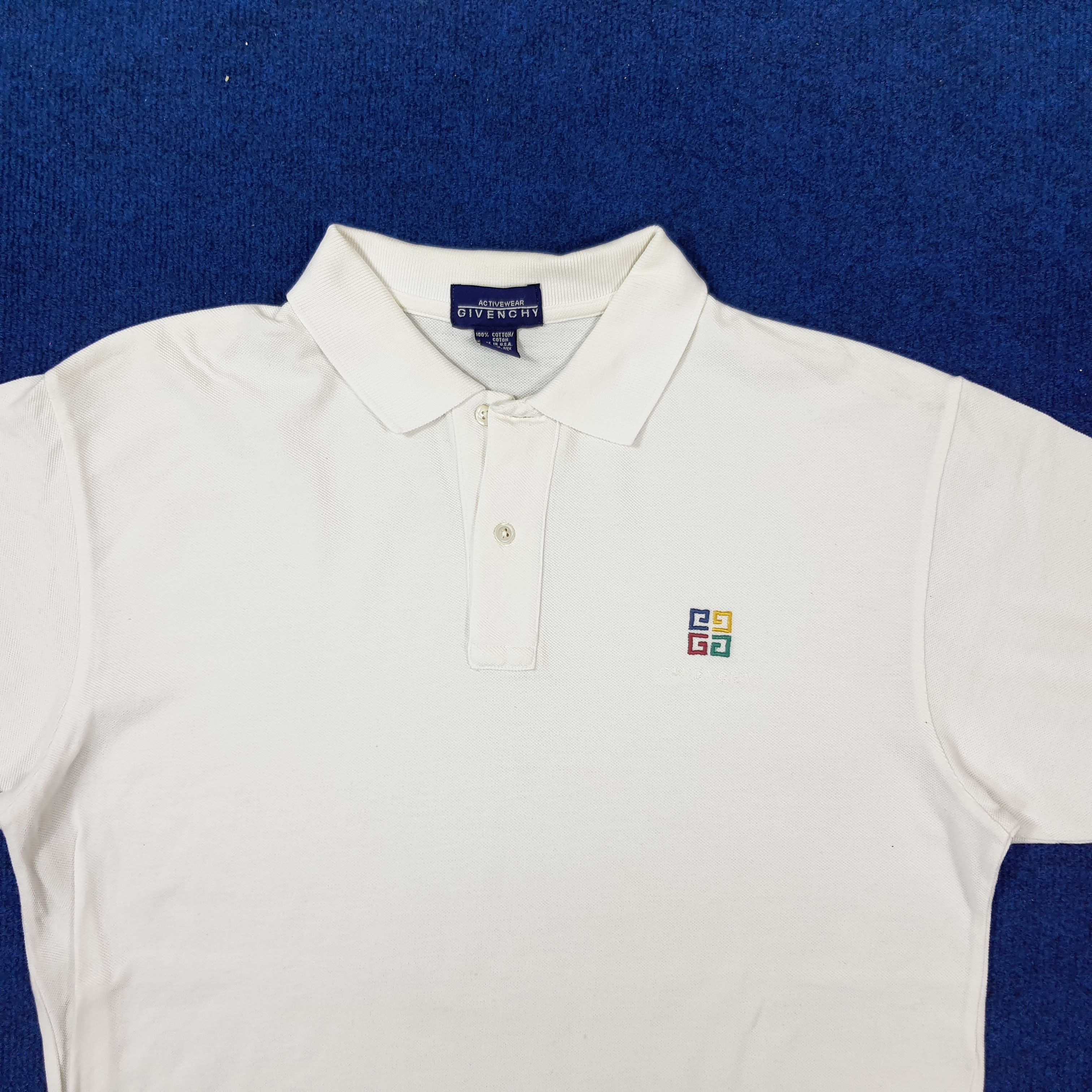 Givenchy × Vintage Vintage Givenchy Italian Designer Brand Polo Shirt Size US L / EU 52-54 / 3 - 2 Thumbnail
