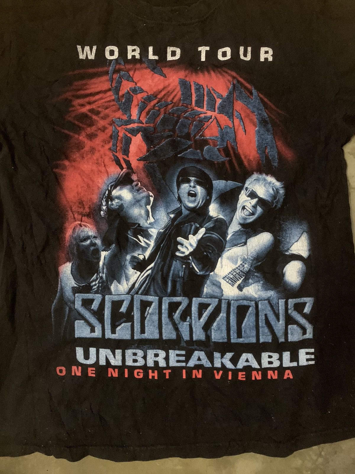 Band Tees Scorpions Unbreakable One Night In Vienna Bootleg Tour Tee Size US M / EU 48-50 / 2 - 3 Thumbnail