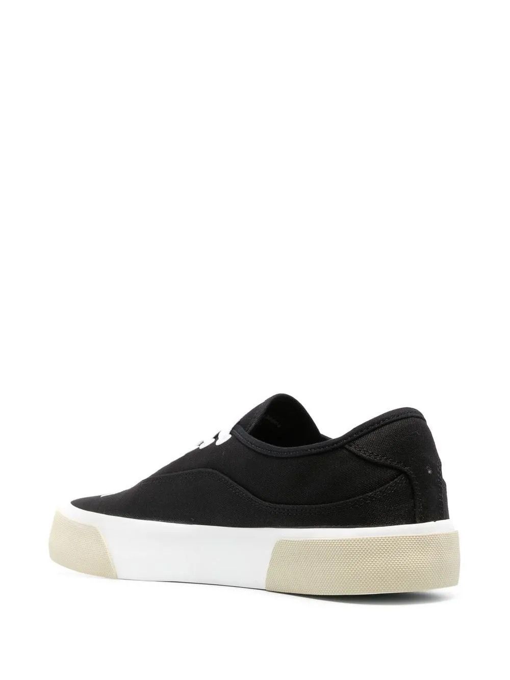 Palm Angels o1y0325 Logo Low-Top Sneakers in Black Size US 6 / EU 39 - 3 Thumbnail